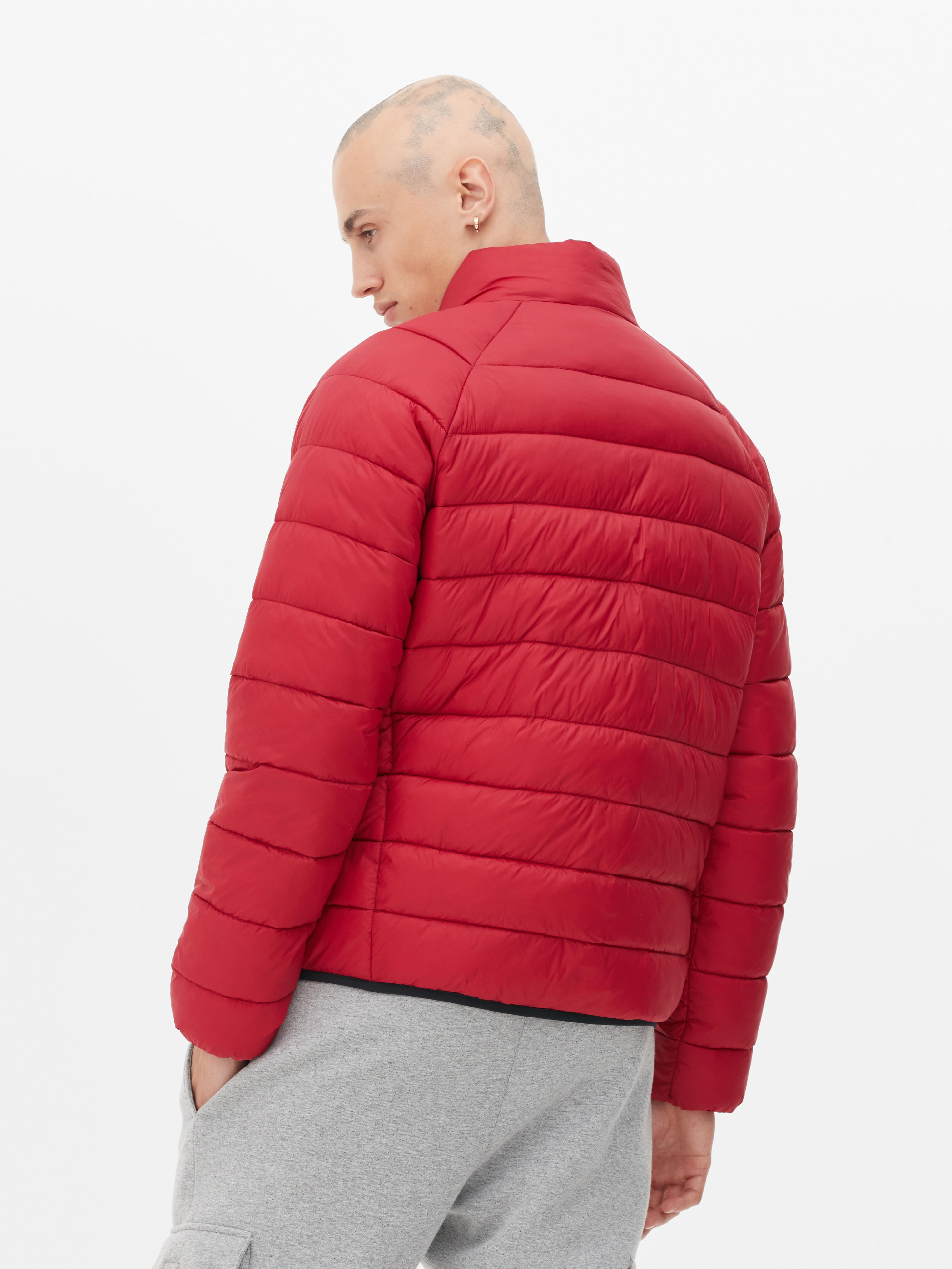 Funnel Neck Quilted Jacket