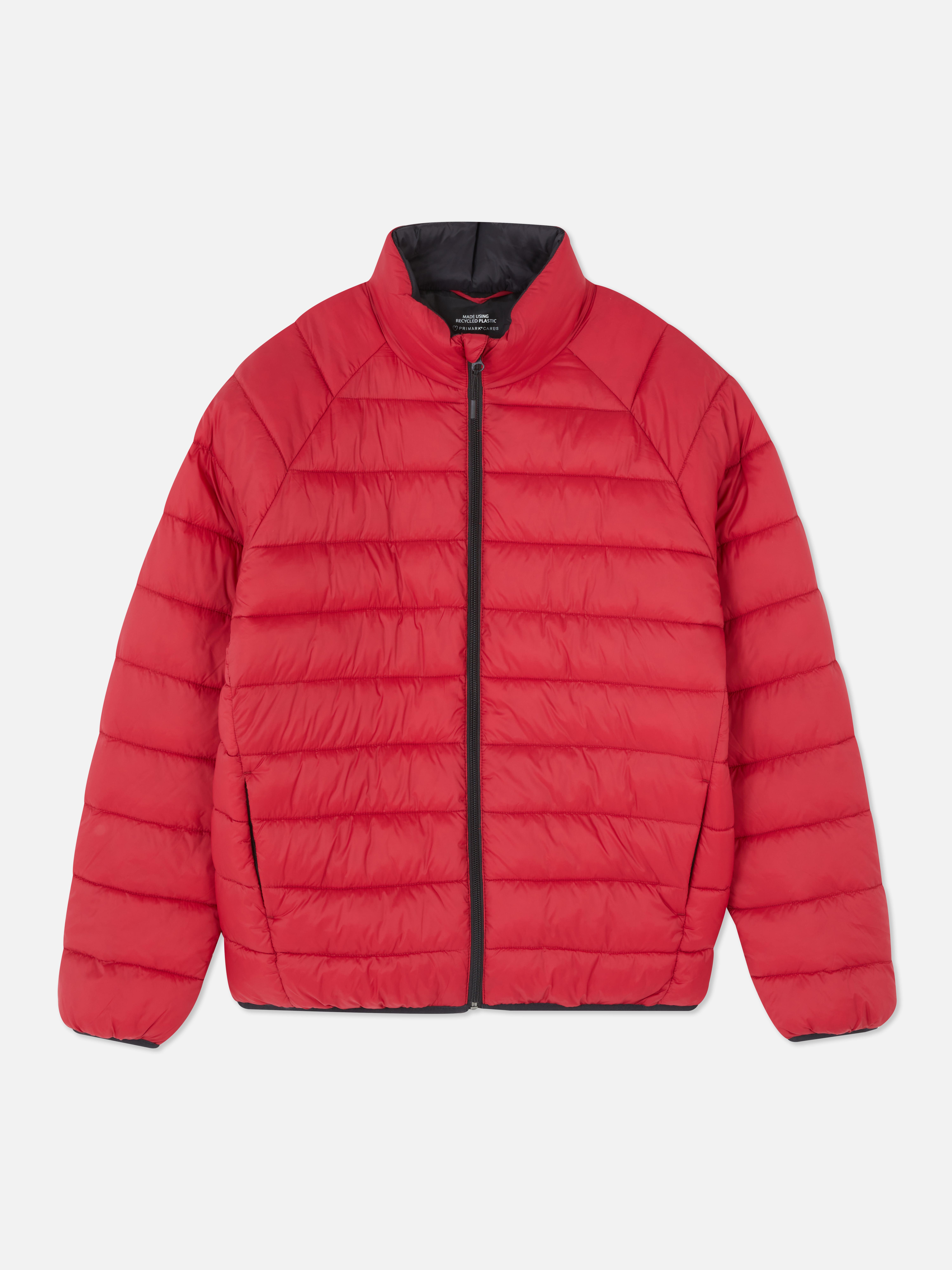 Funnel Neck Quilted Jacket