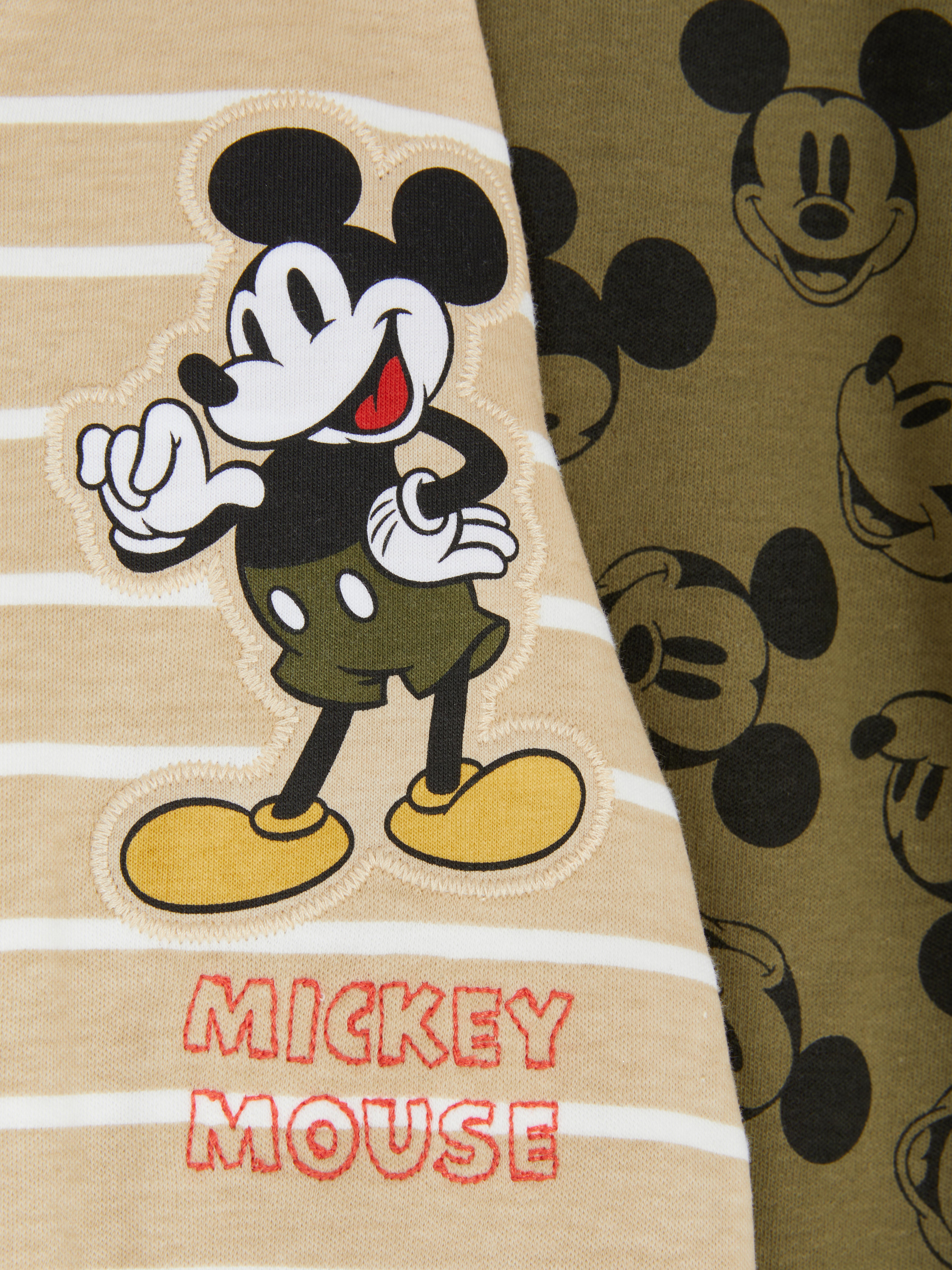 2pk Disney’s Mickey Mouse Sleepsuits