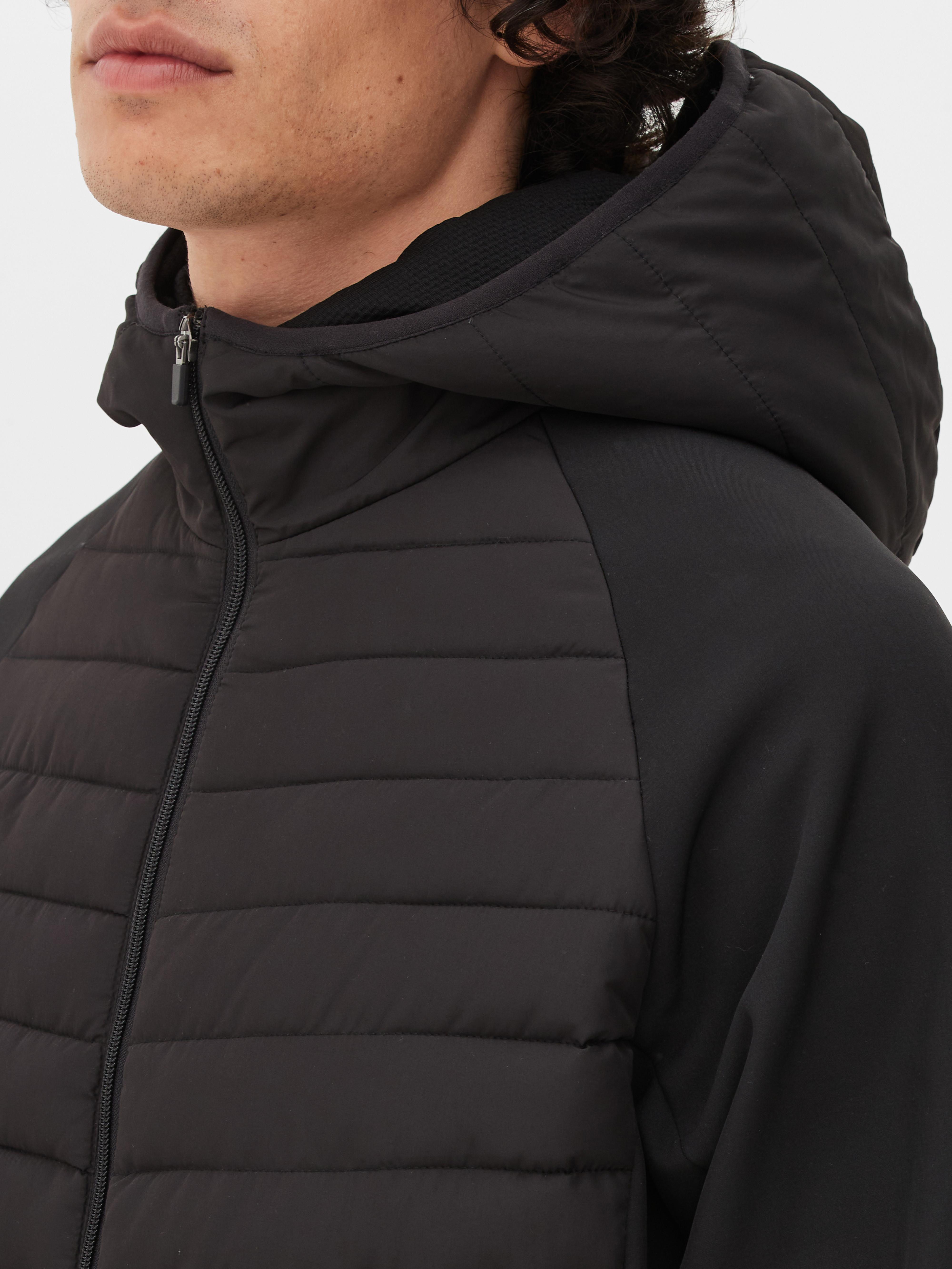 Hooded Hybrid Puffer Jacket