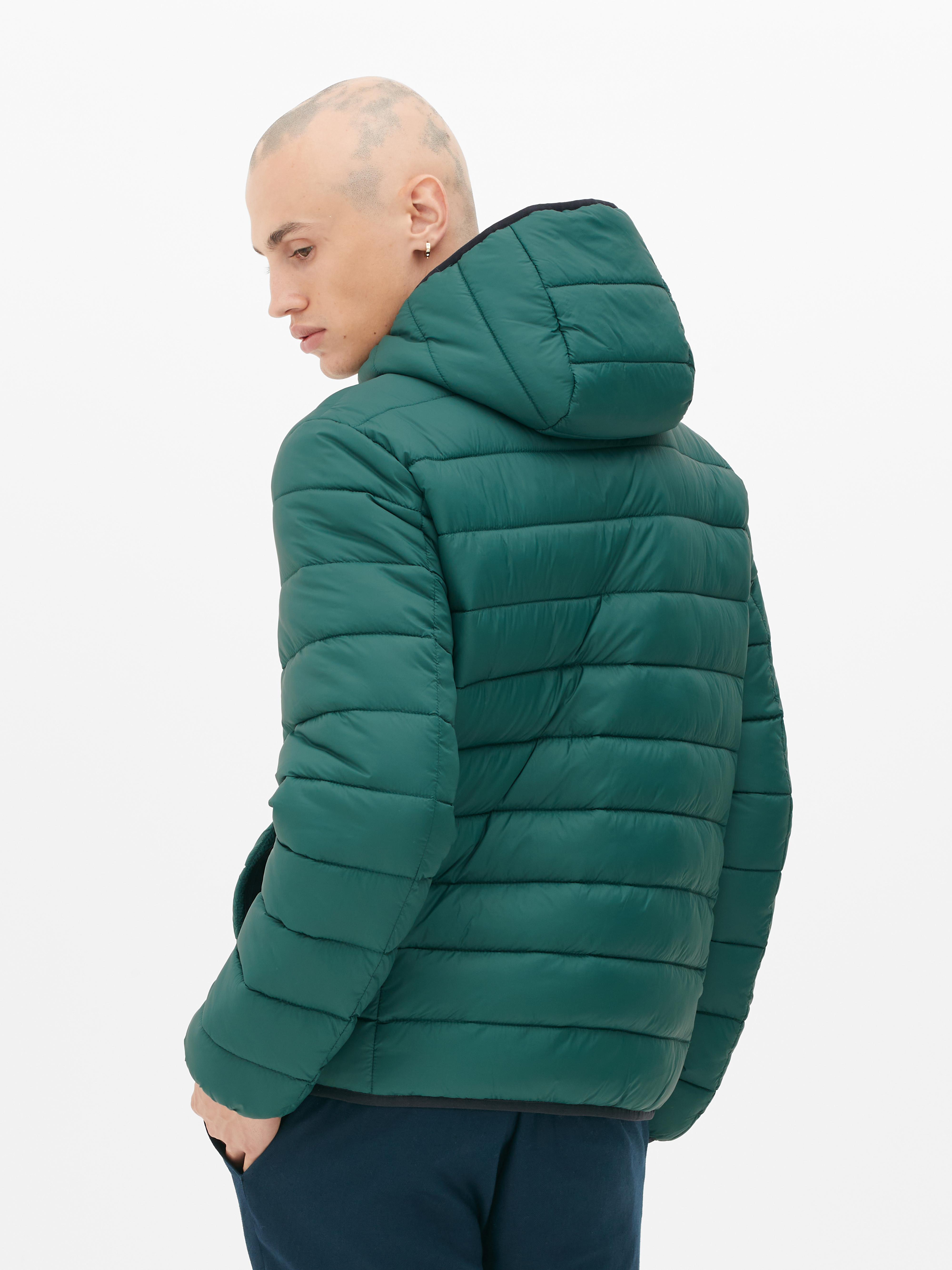 Zip-up Hooded Puffer Jacket