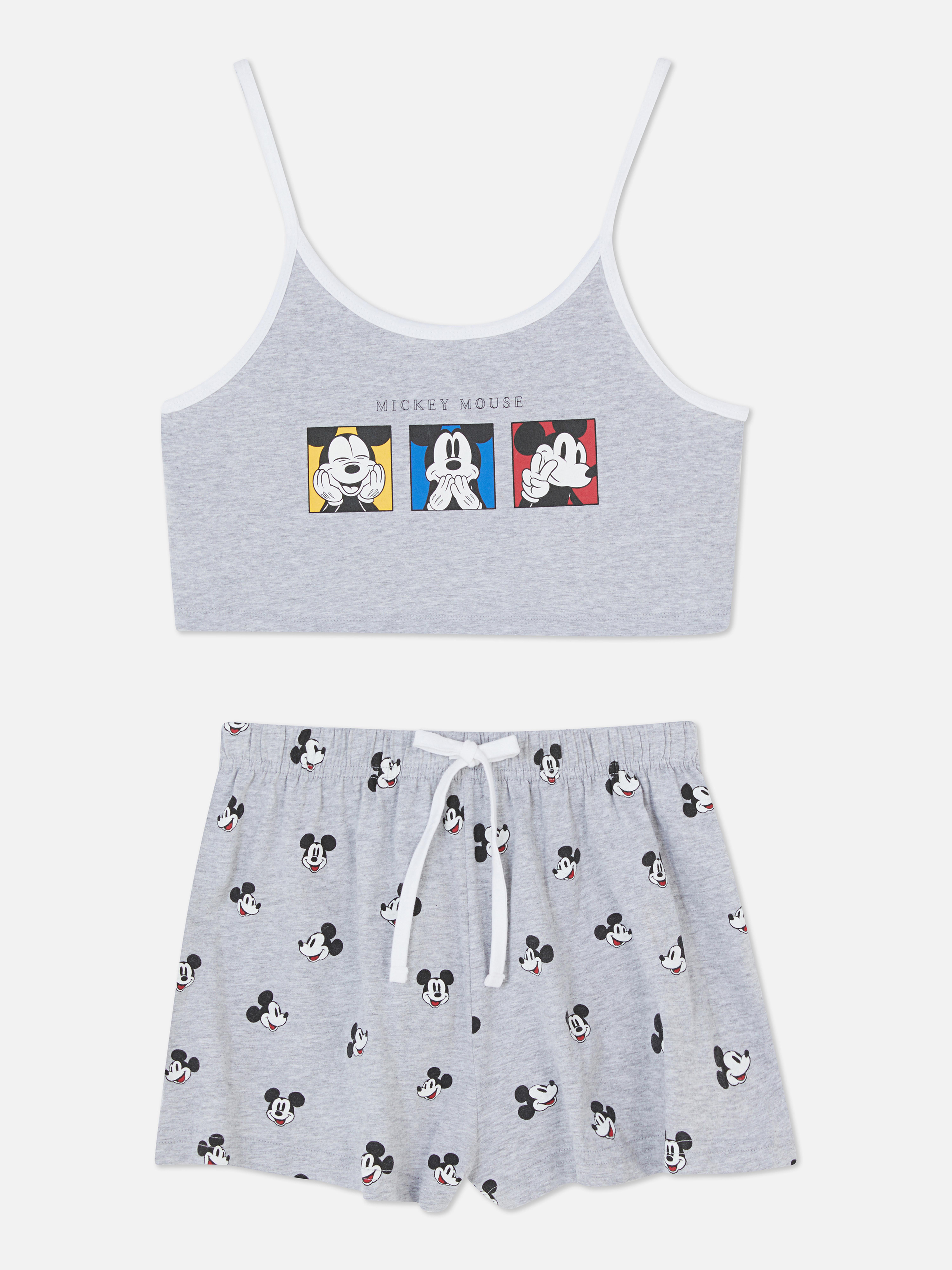 Disney's Mickey Mouse Crop Top Pyjama Set