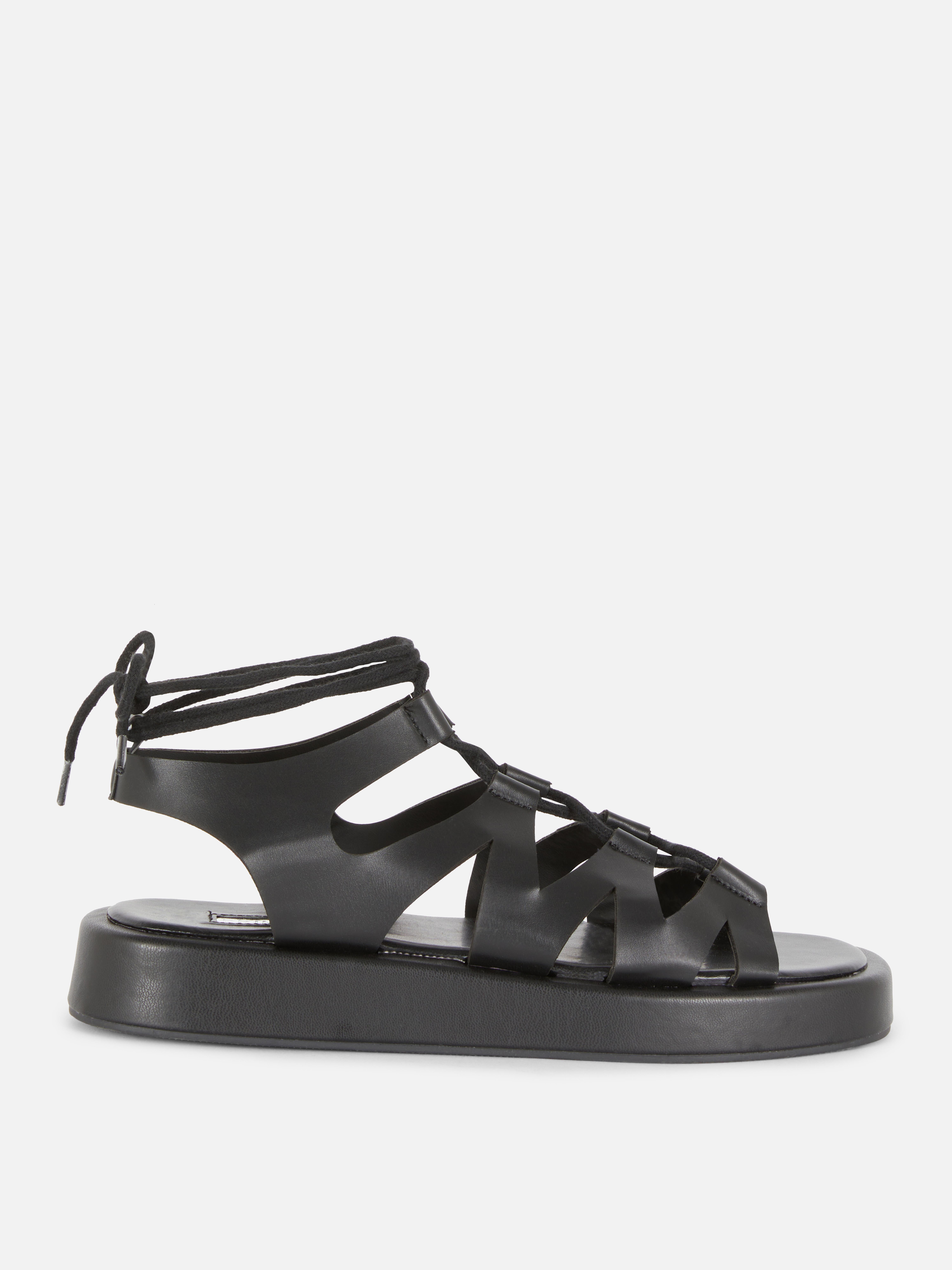 yellow sandals primark