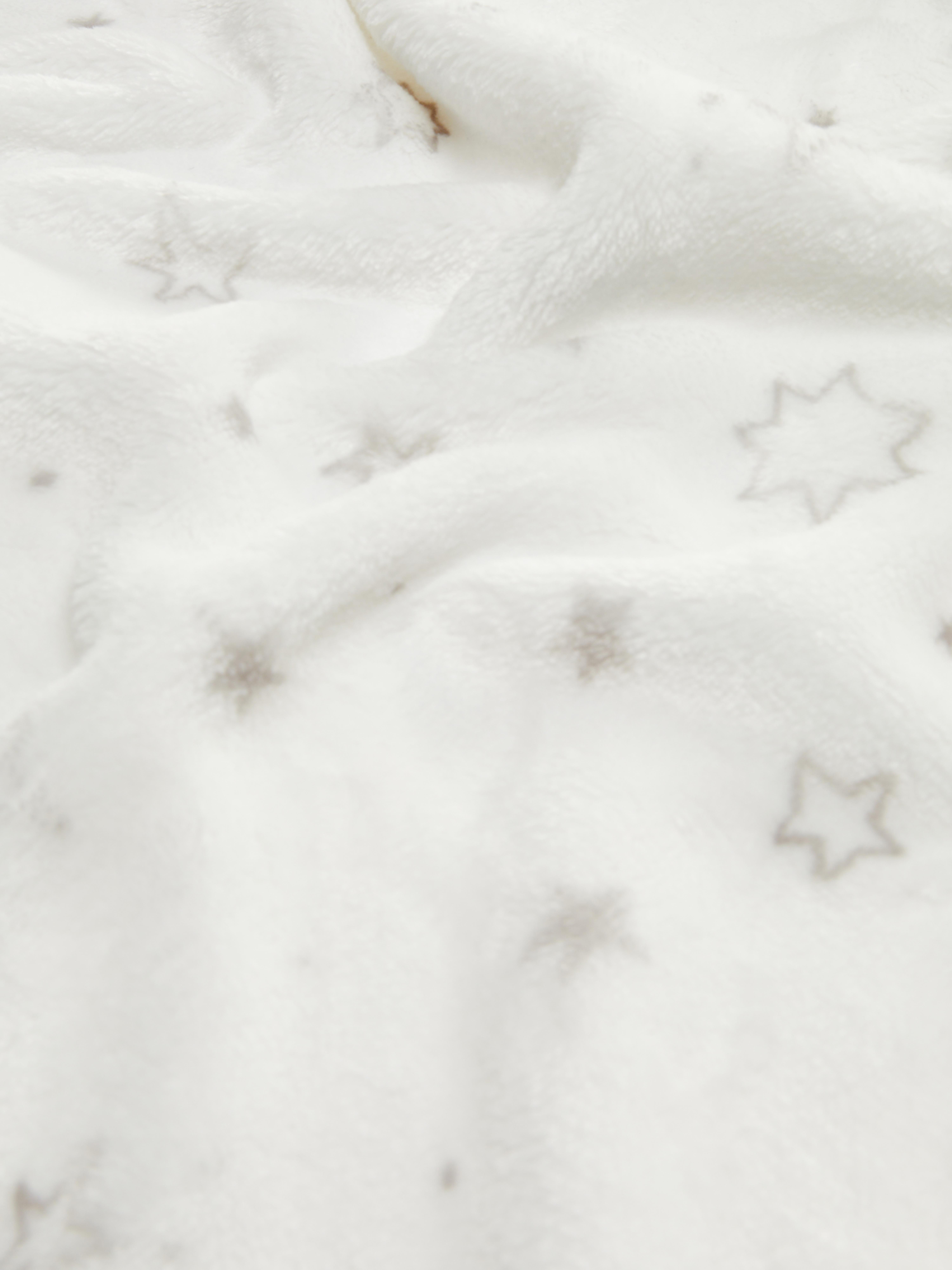 Star Print Fleece Blanket