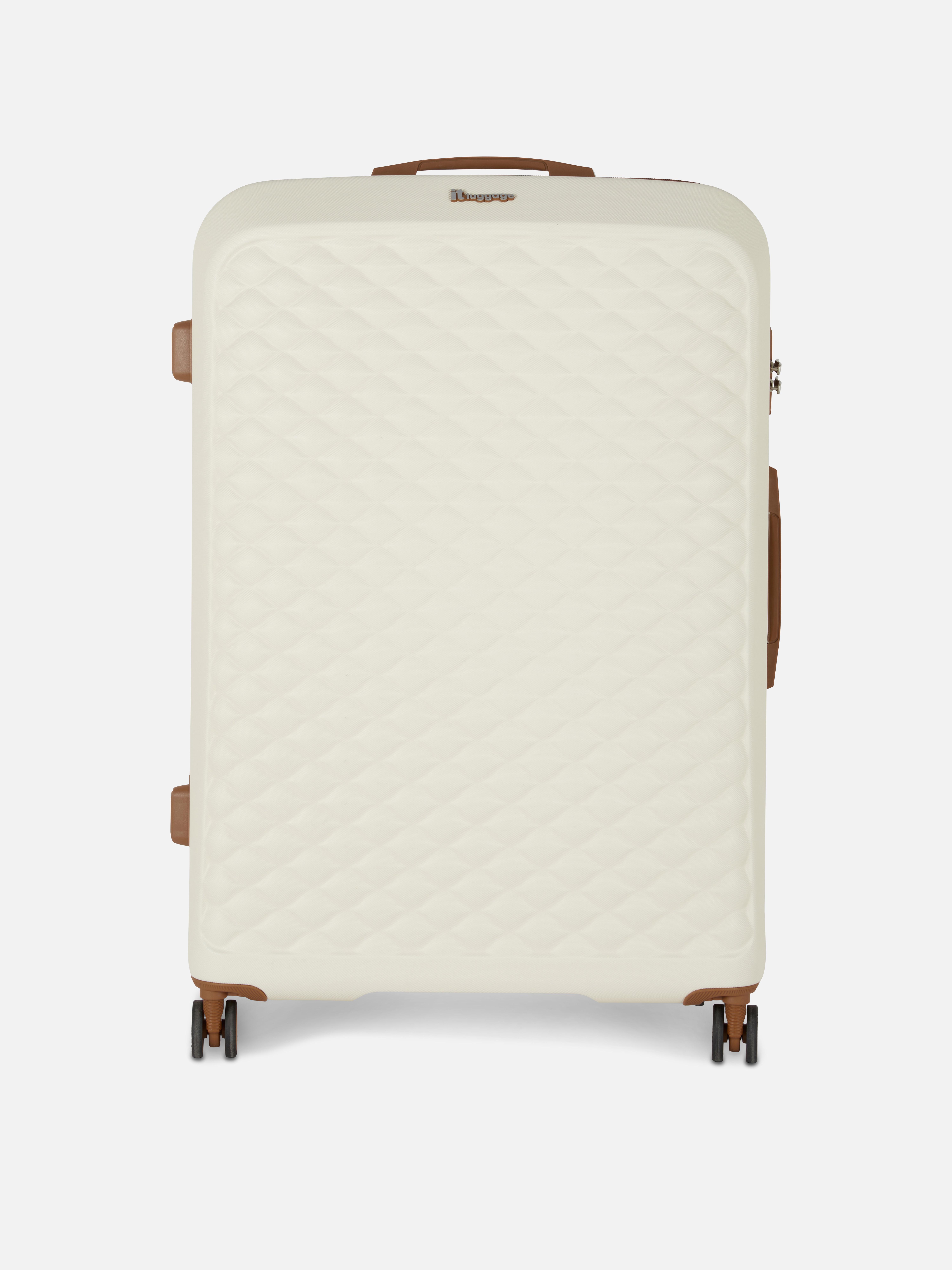 Hard Shell Quilted Four-Wheel Suitcase