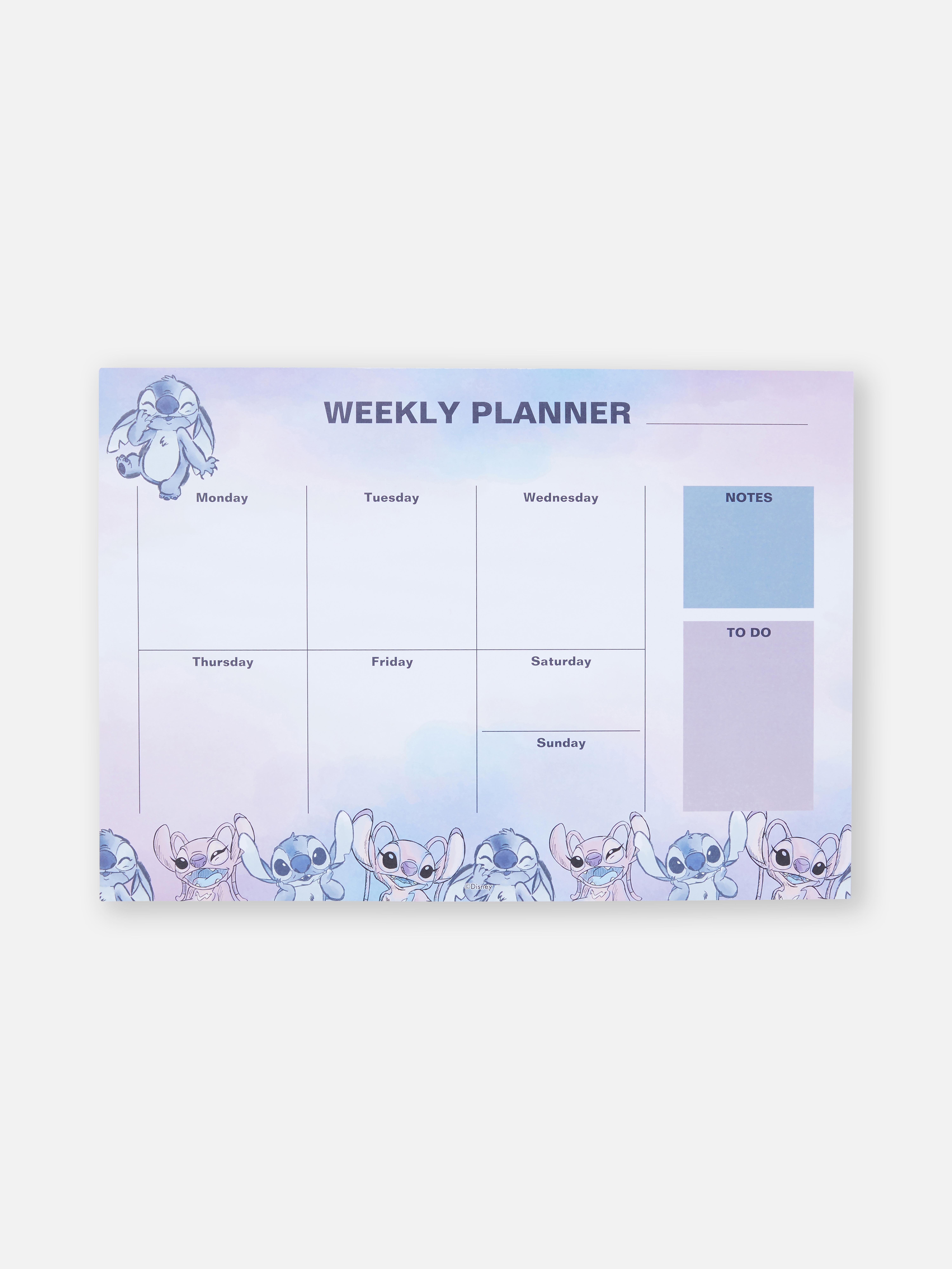 Disney's Lilo & Stitch Weekly Planner