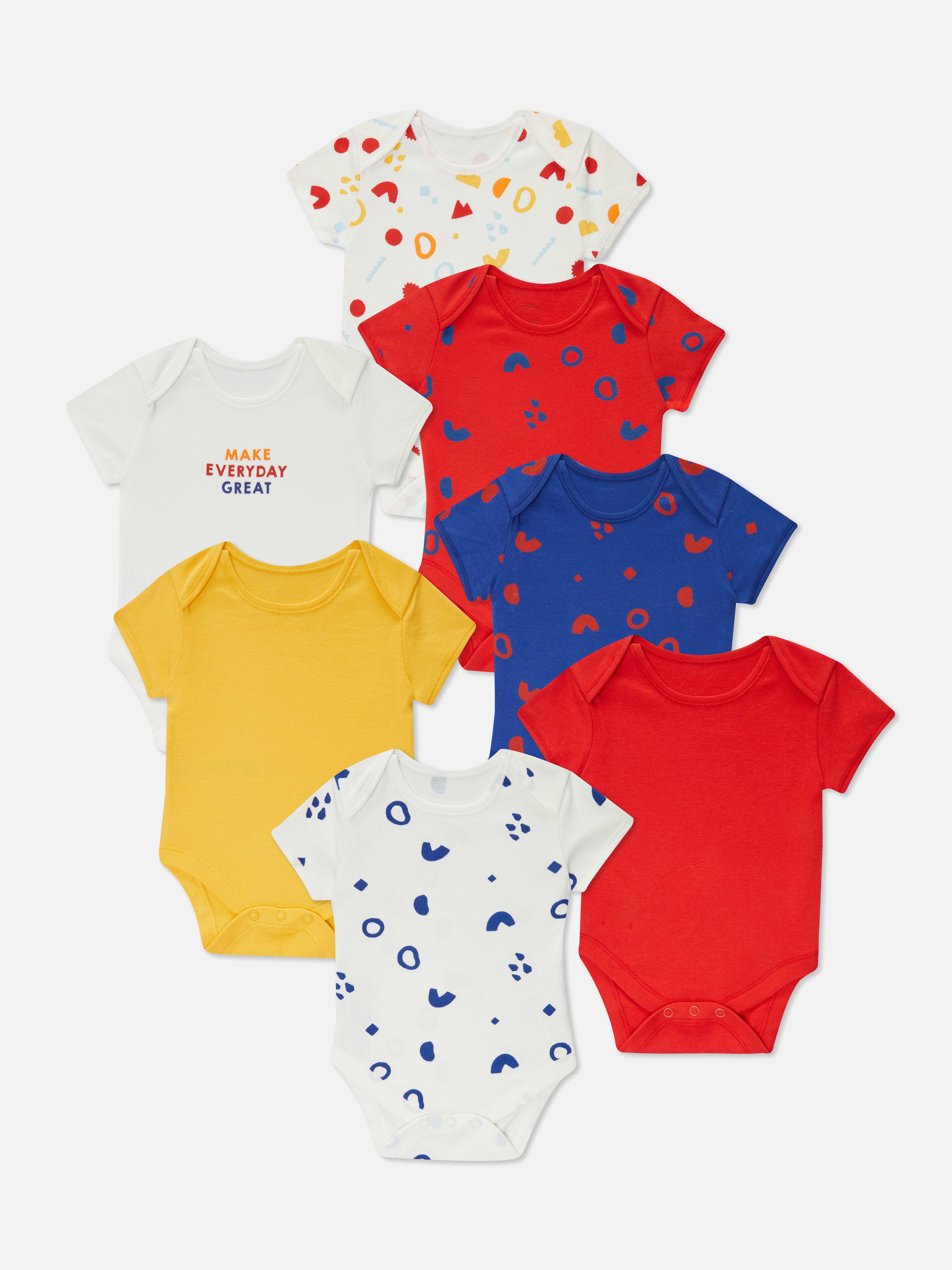 7pk Bright Bodysuits