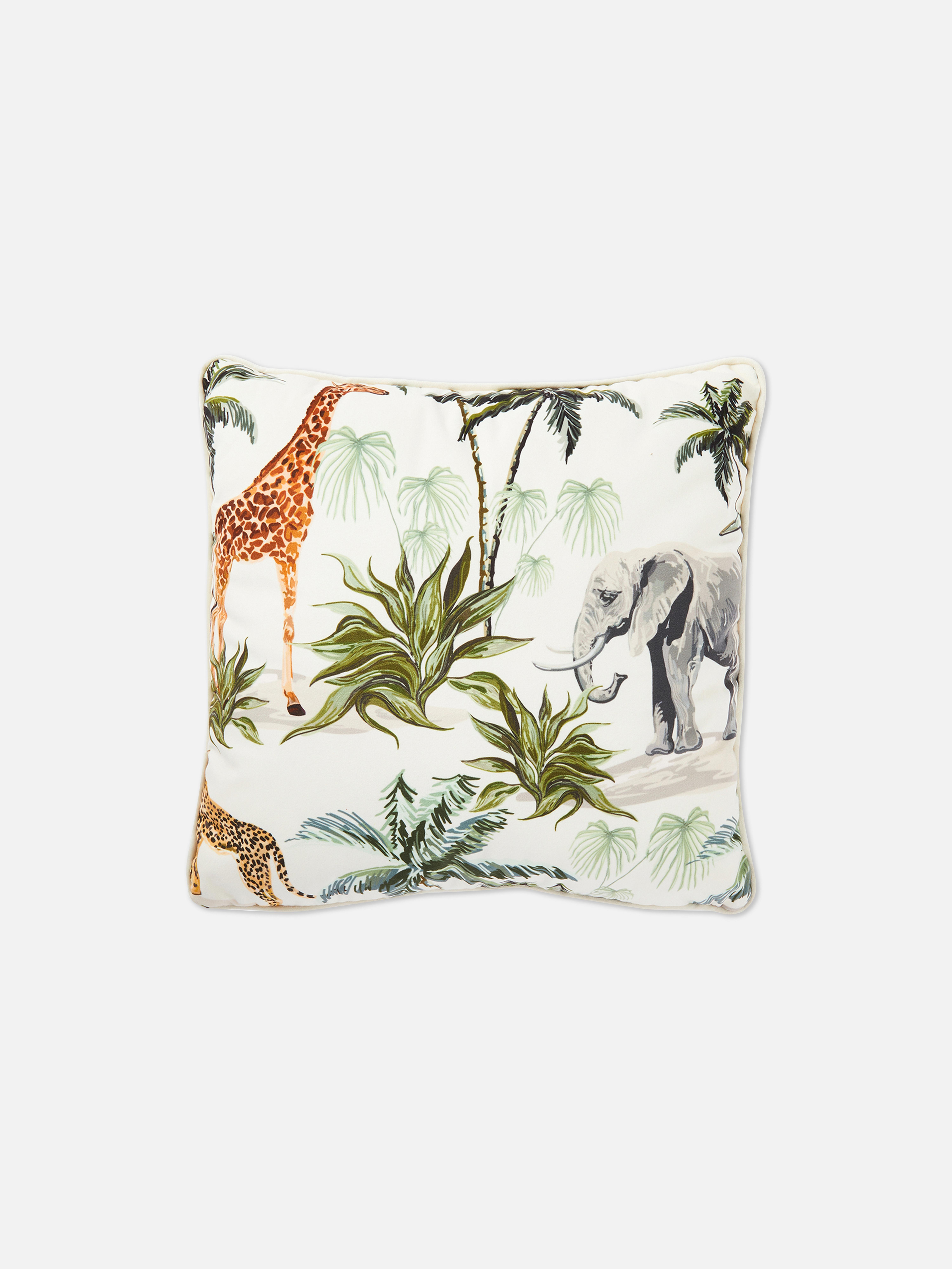 Jungle Patterned Cushion