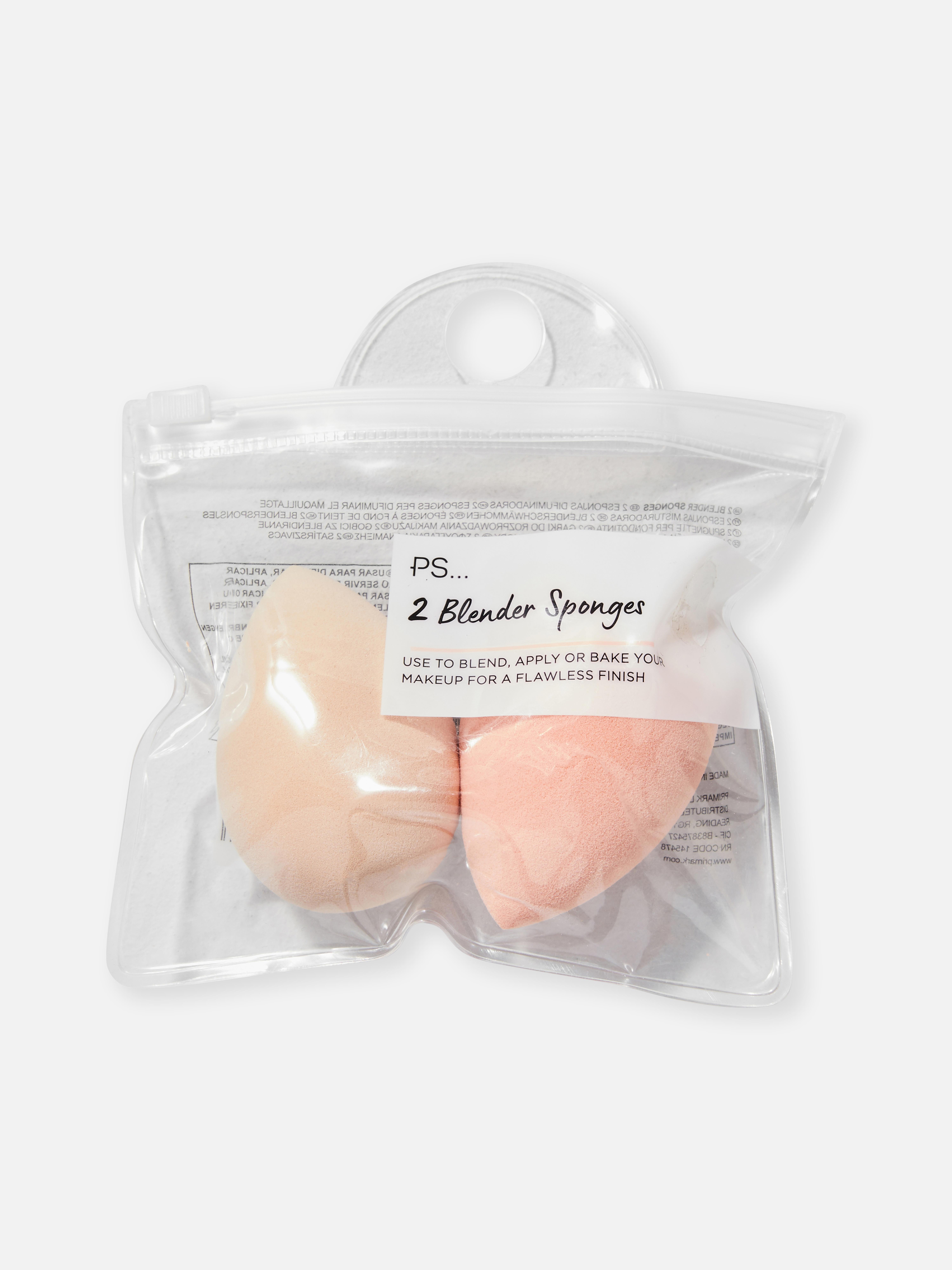 2 spugnette da trucco per fondotinta