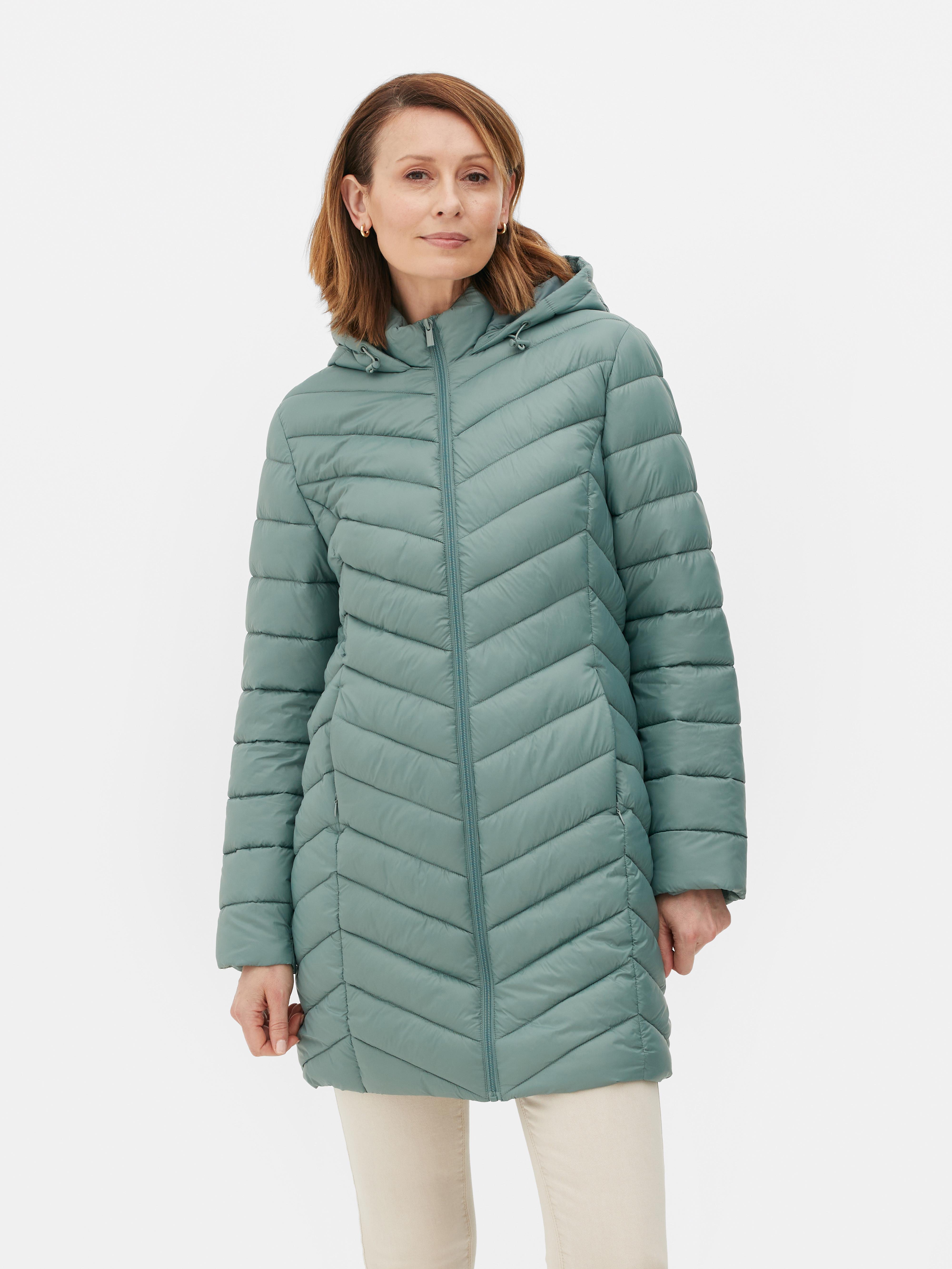 primark longline puffer coat