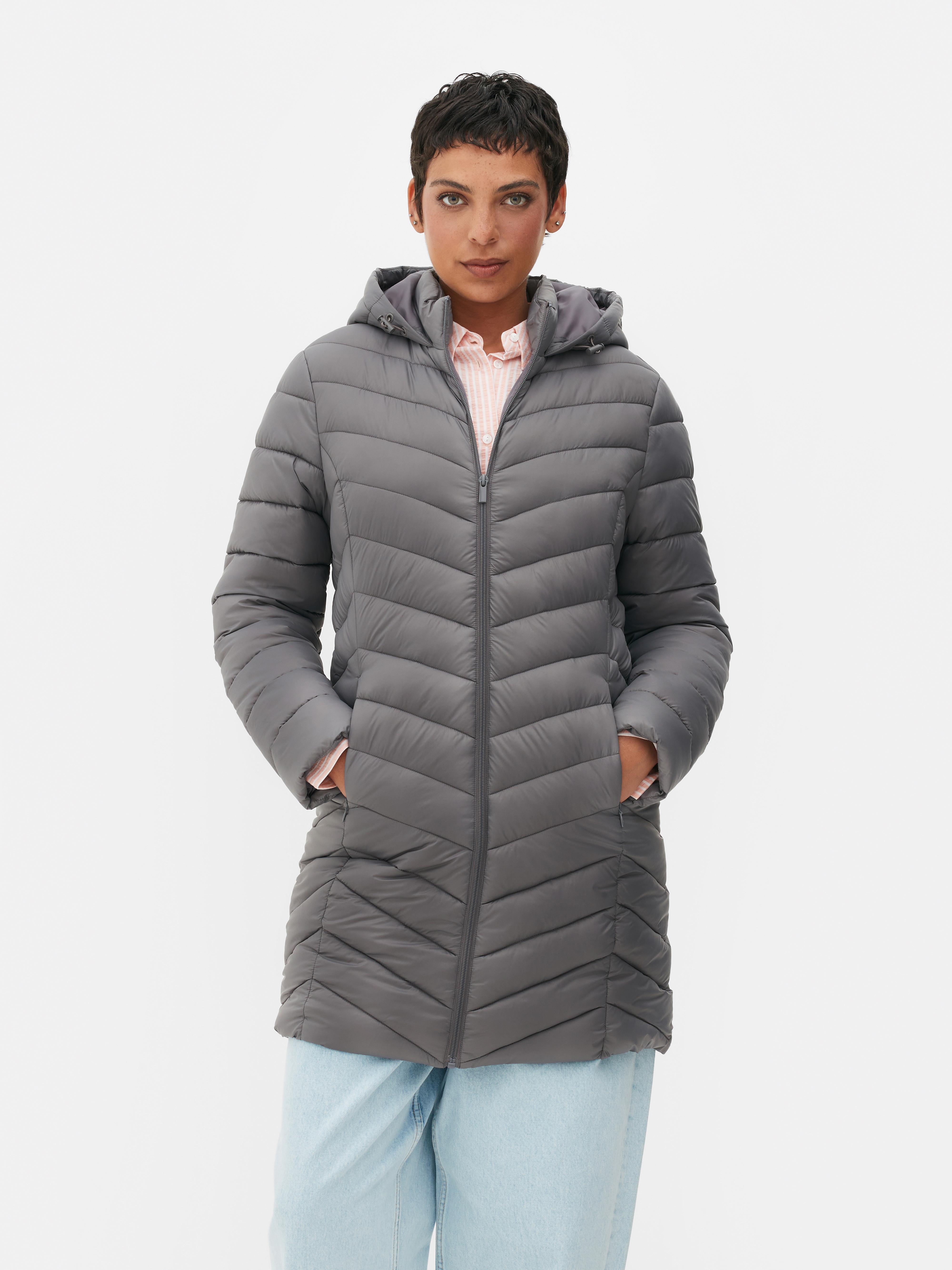 Super Light Longline Puffer Jacket Primark