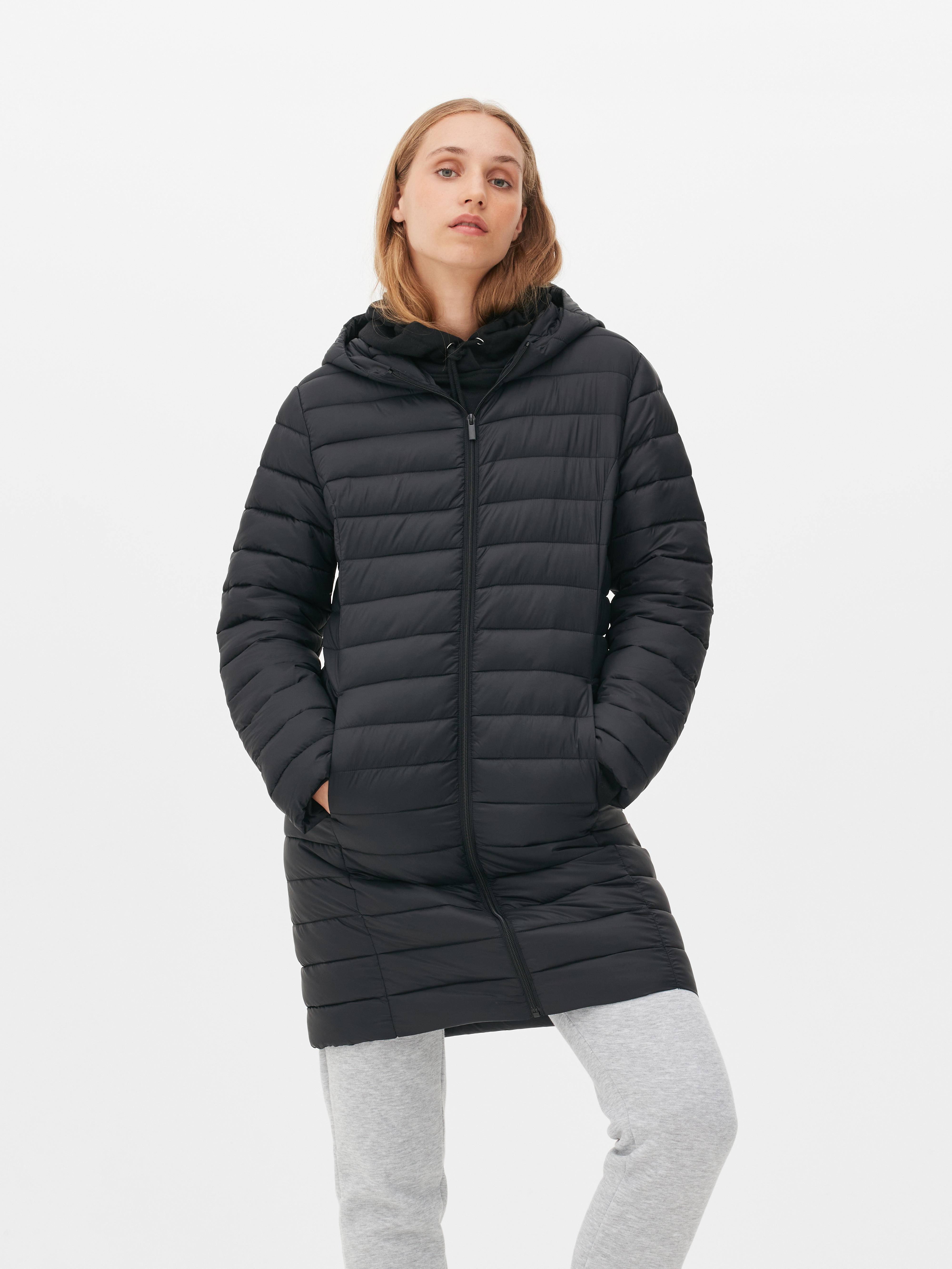 Super Light Longline Puffer Jacket Primark