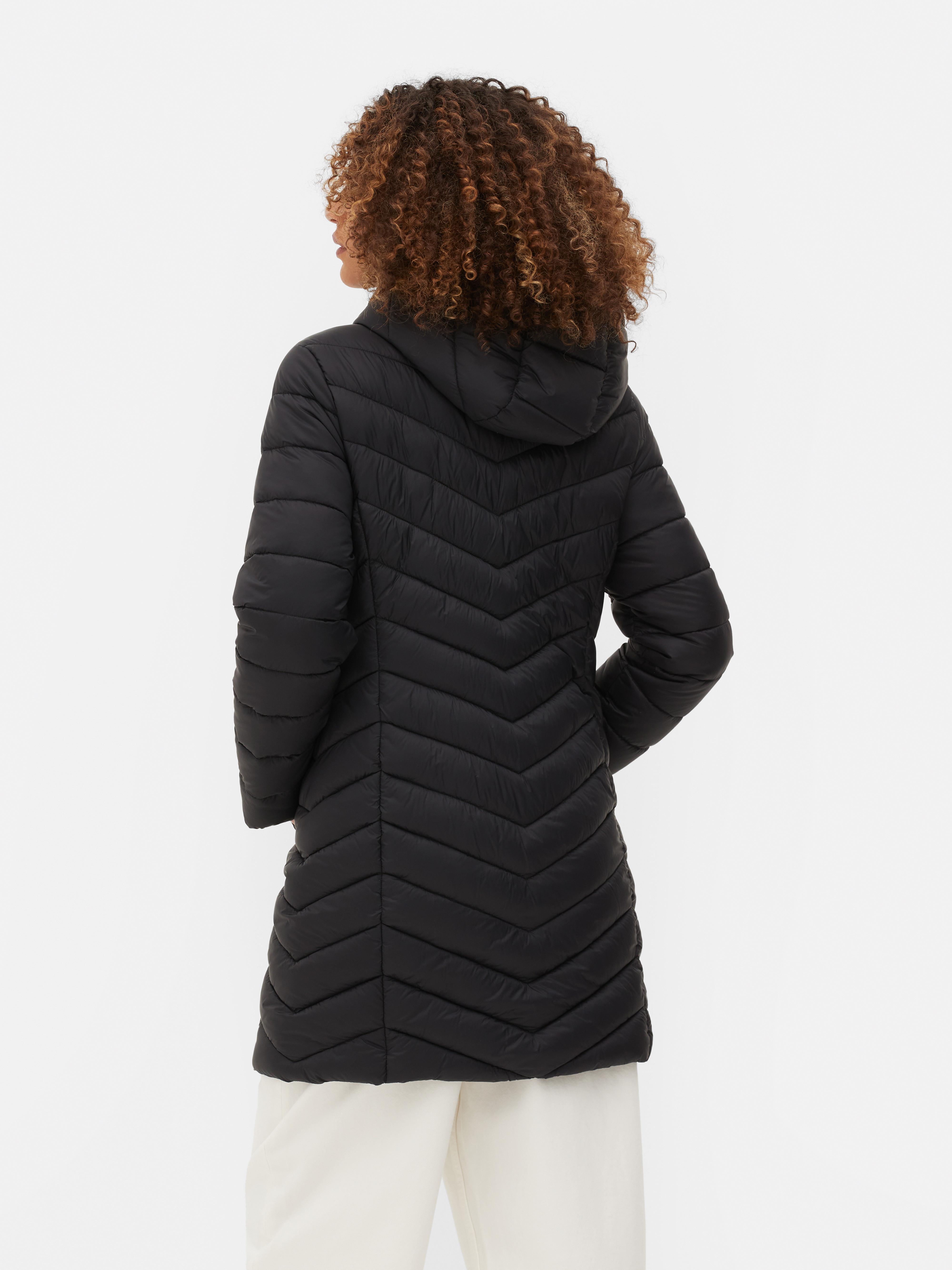 Black puffer clearance jacket primark