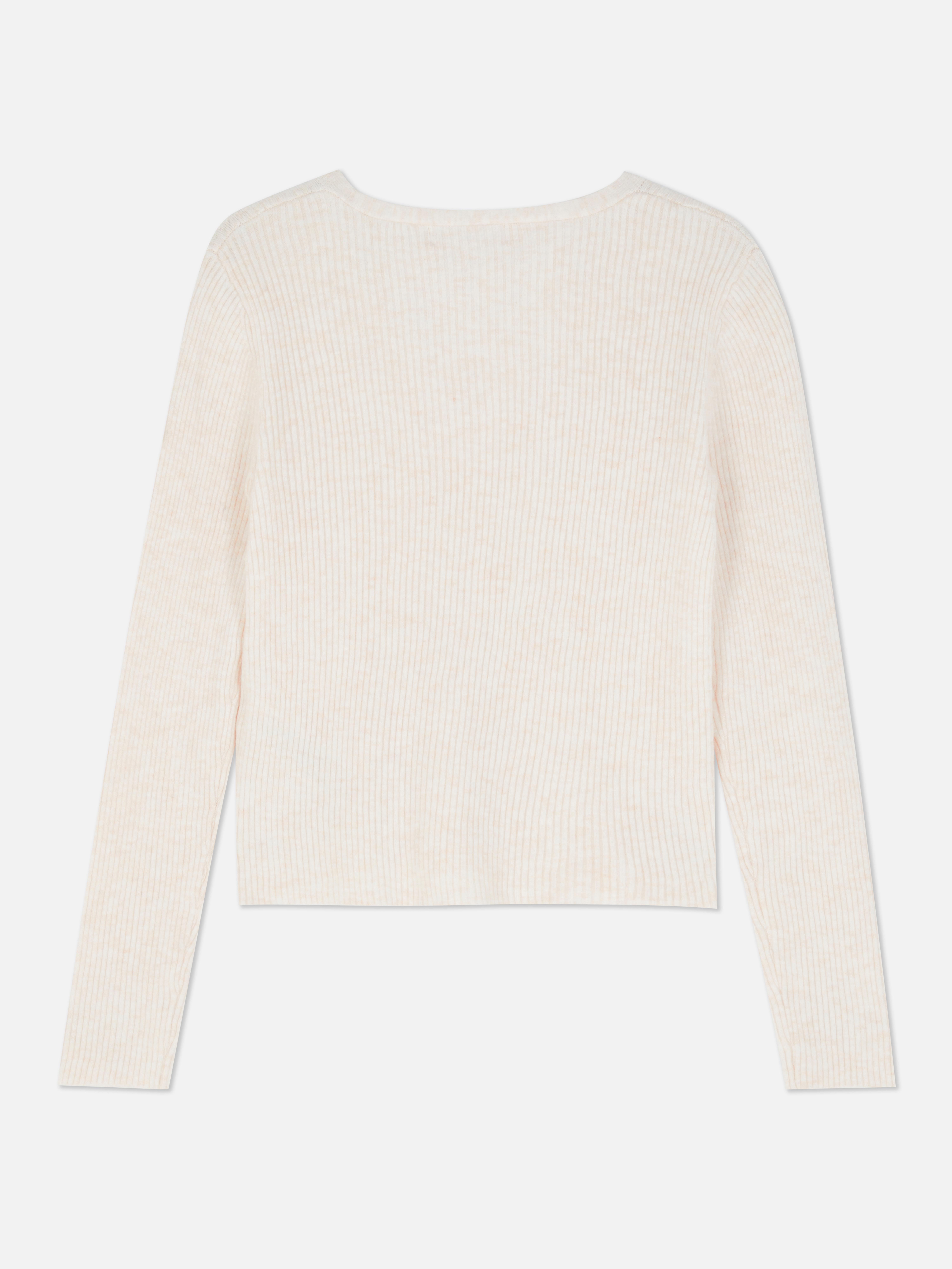 Ribbed Cardigan