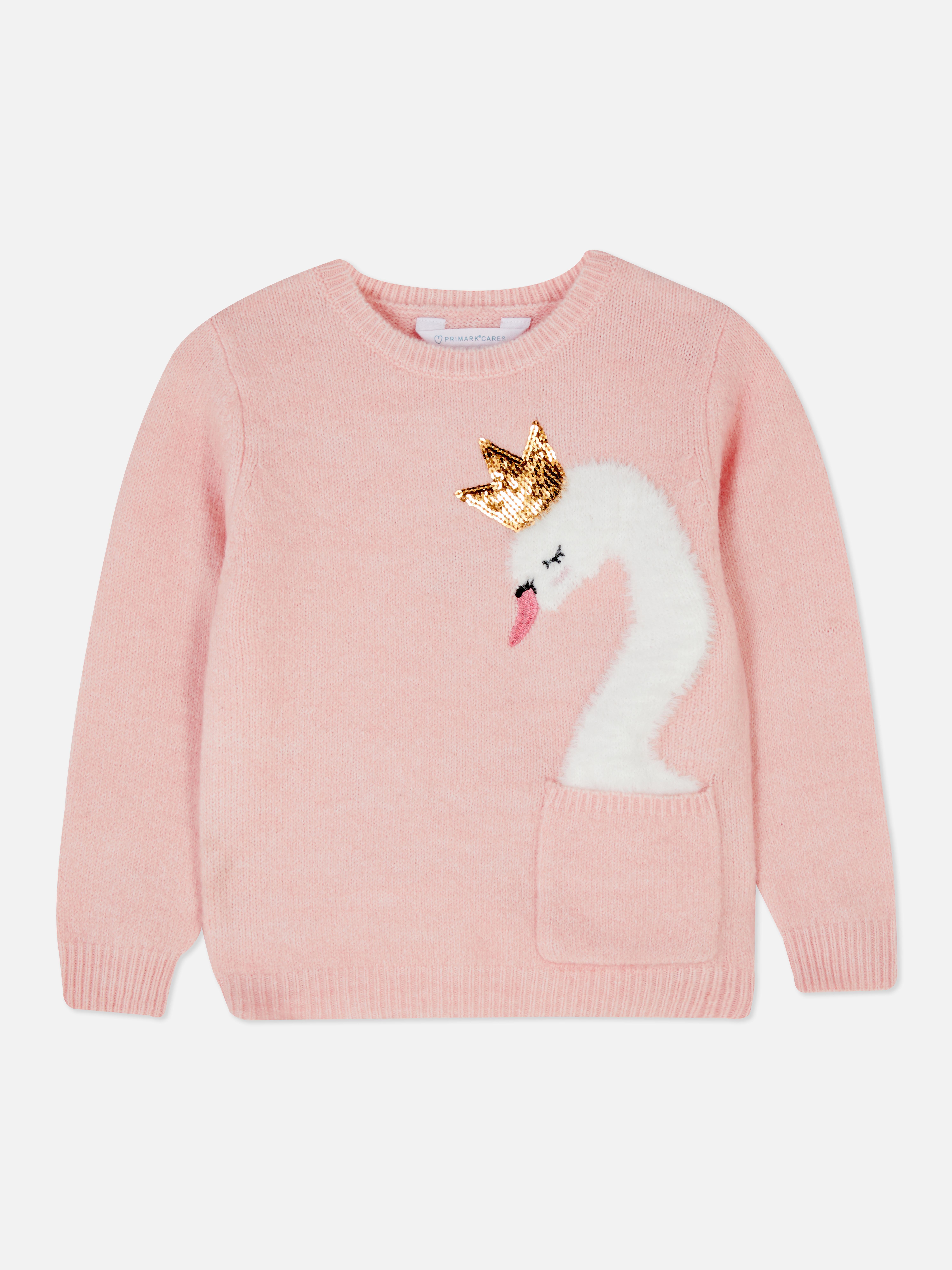 Knitted Swan Jumper