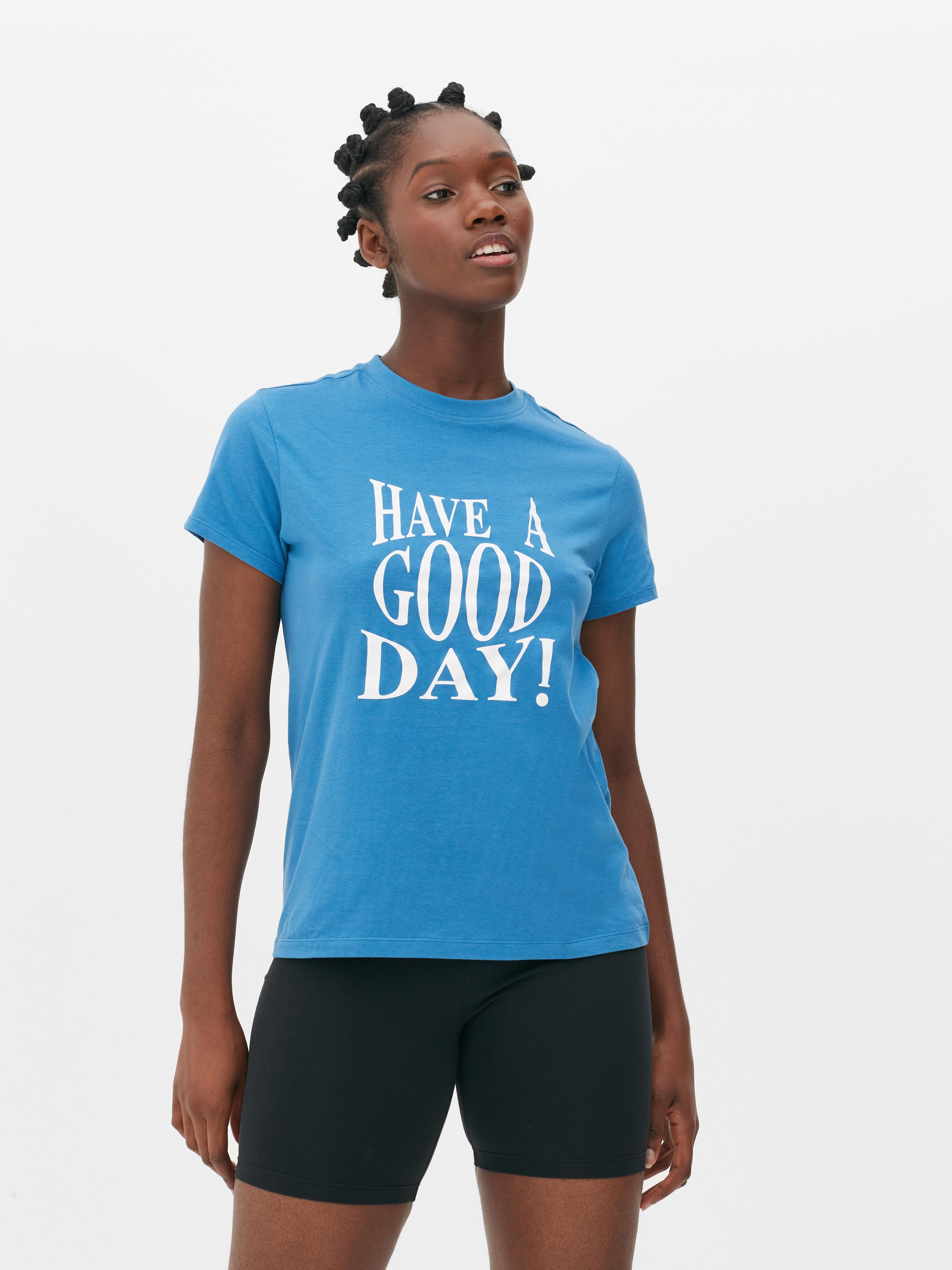 Bawełniany T-shirt z nadrukiem