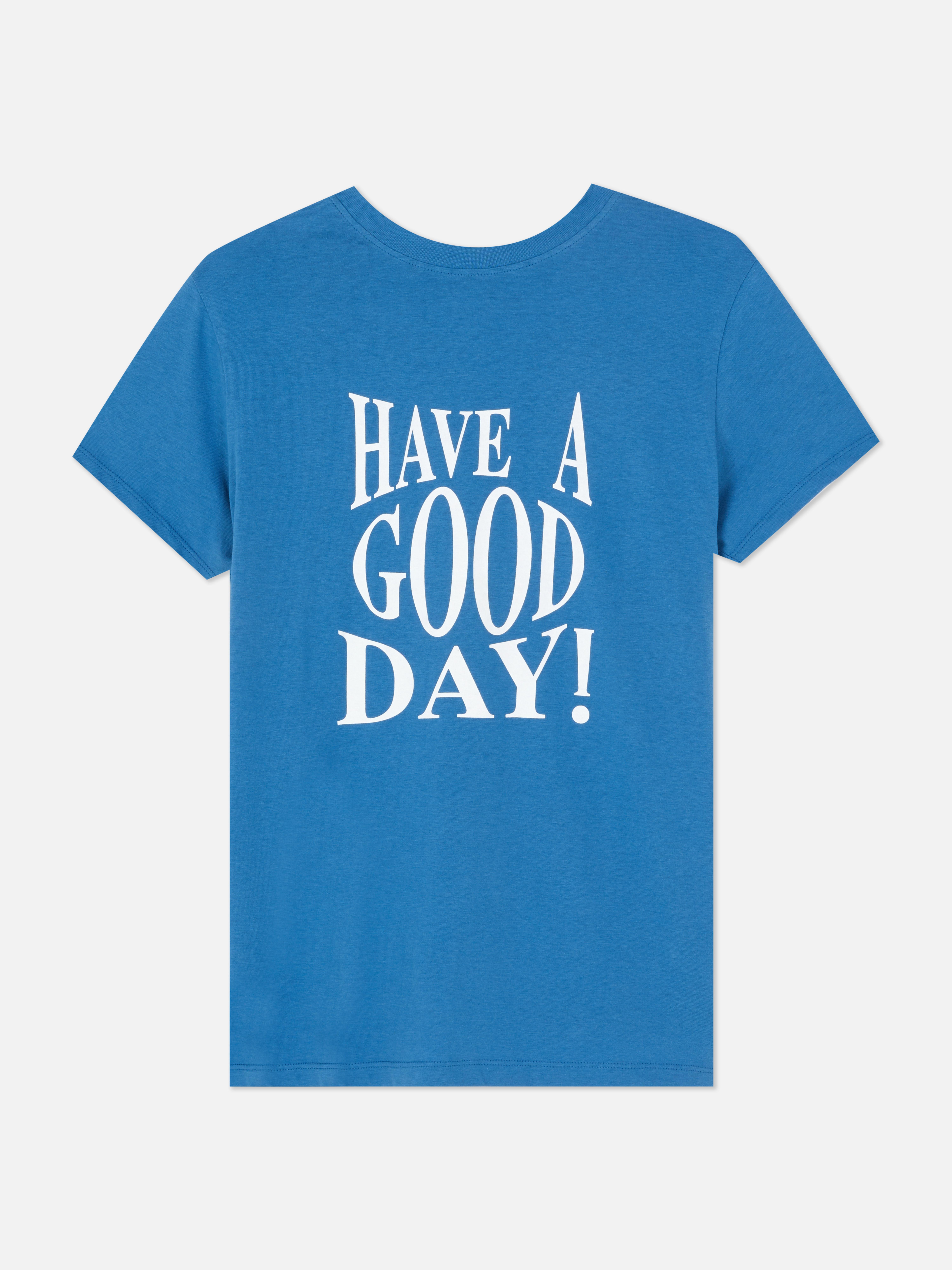 Bawełniany T-shirt z nadrukiem