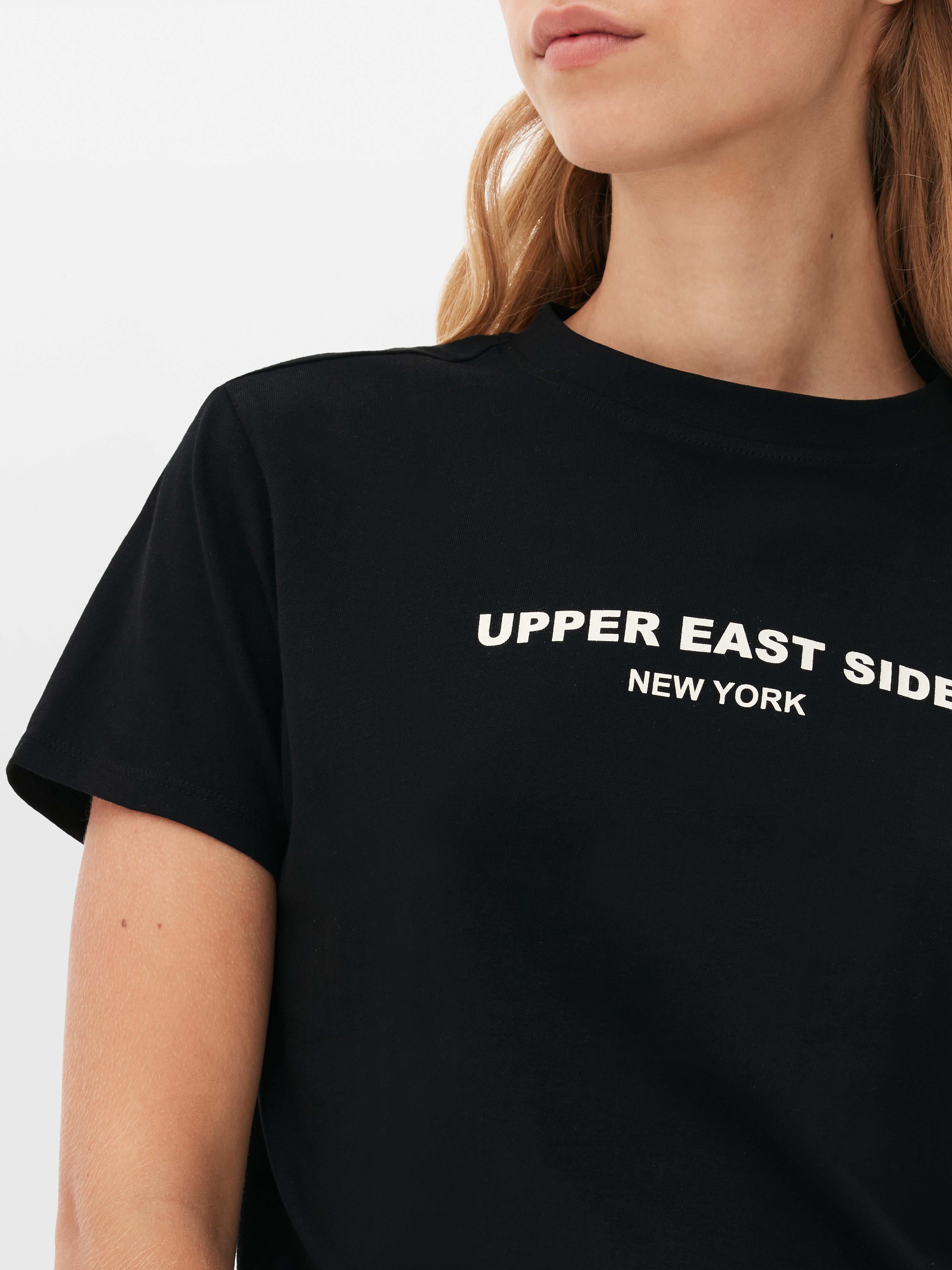 Bawełniany T-shirt z nadrukiem