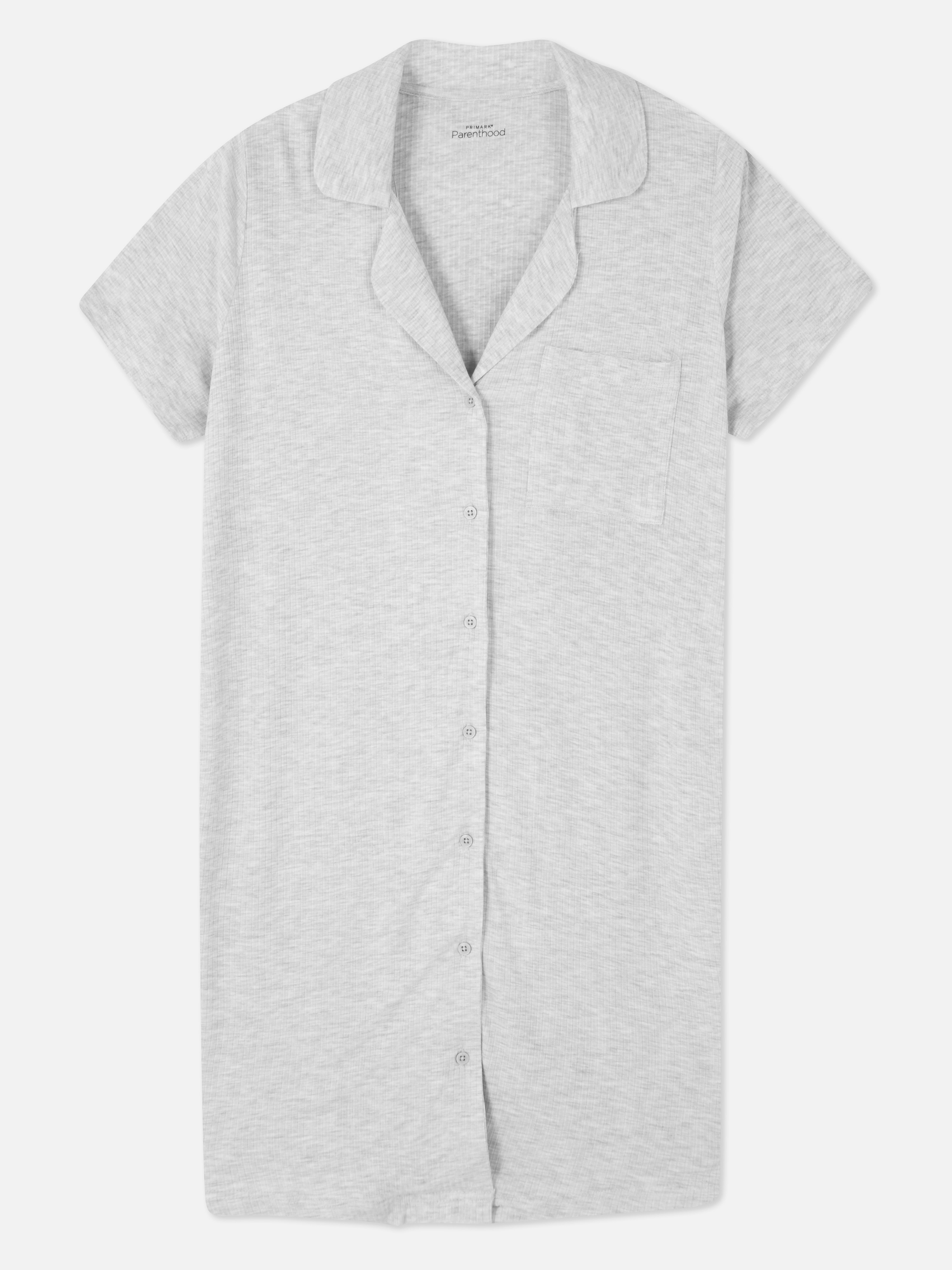 Chemise de nuit maternité boutonnée