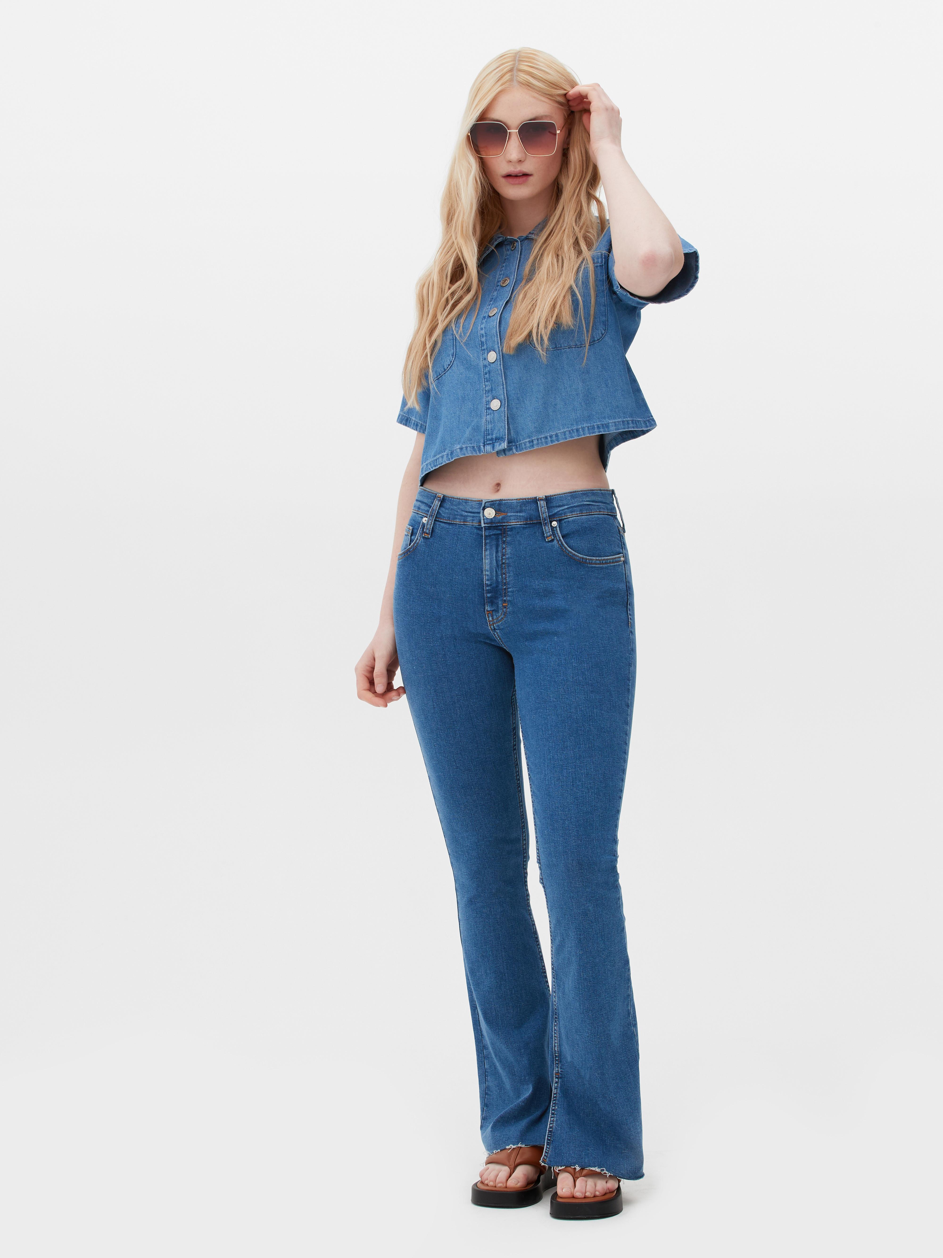 Stretch Flared Jeans