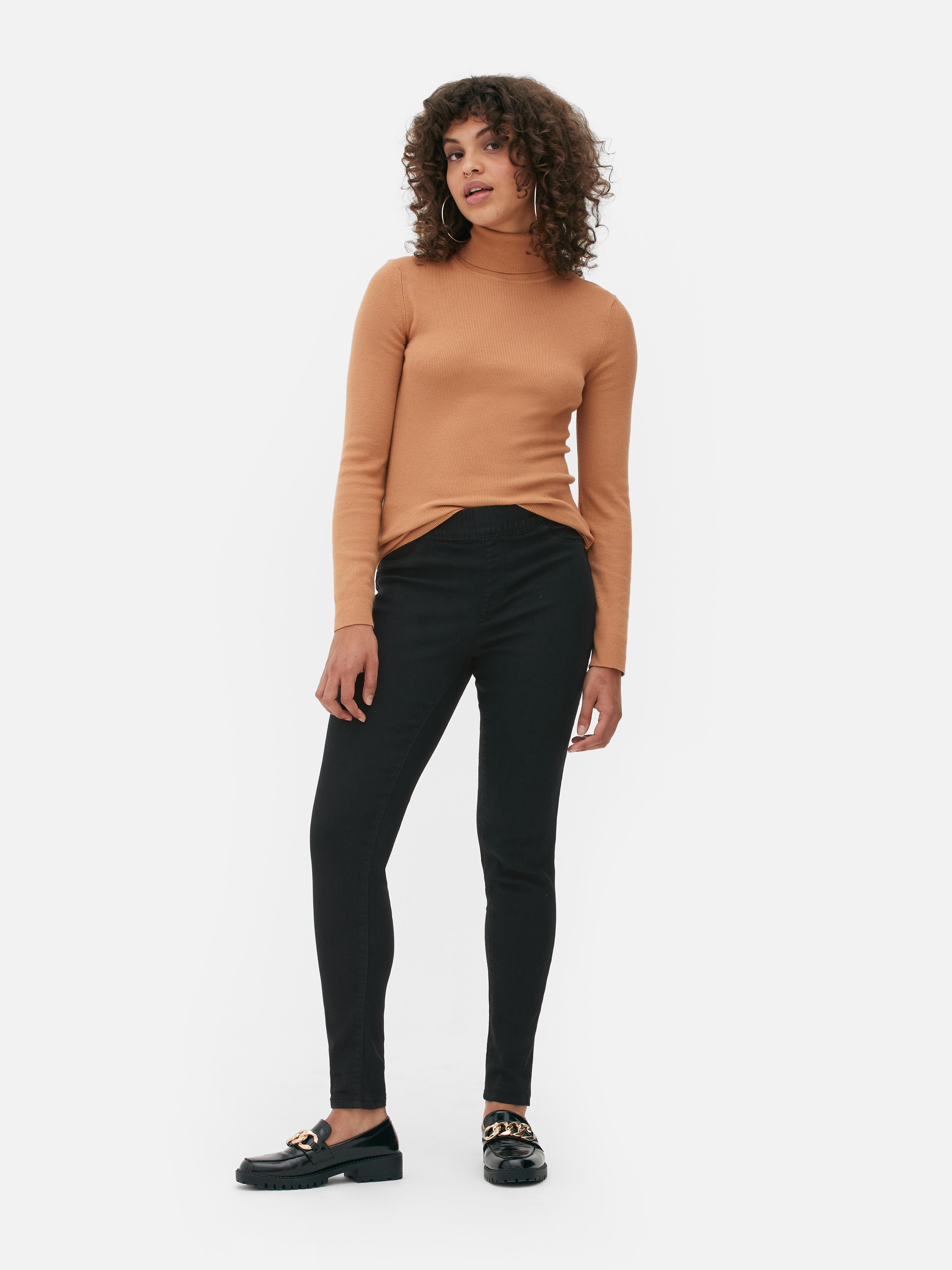 High waisted 2024 black jeggings