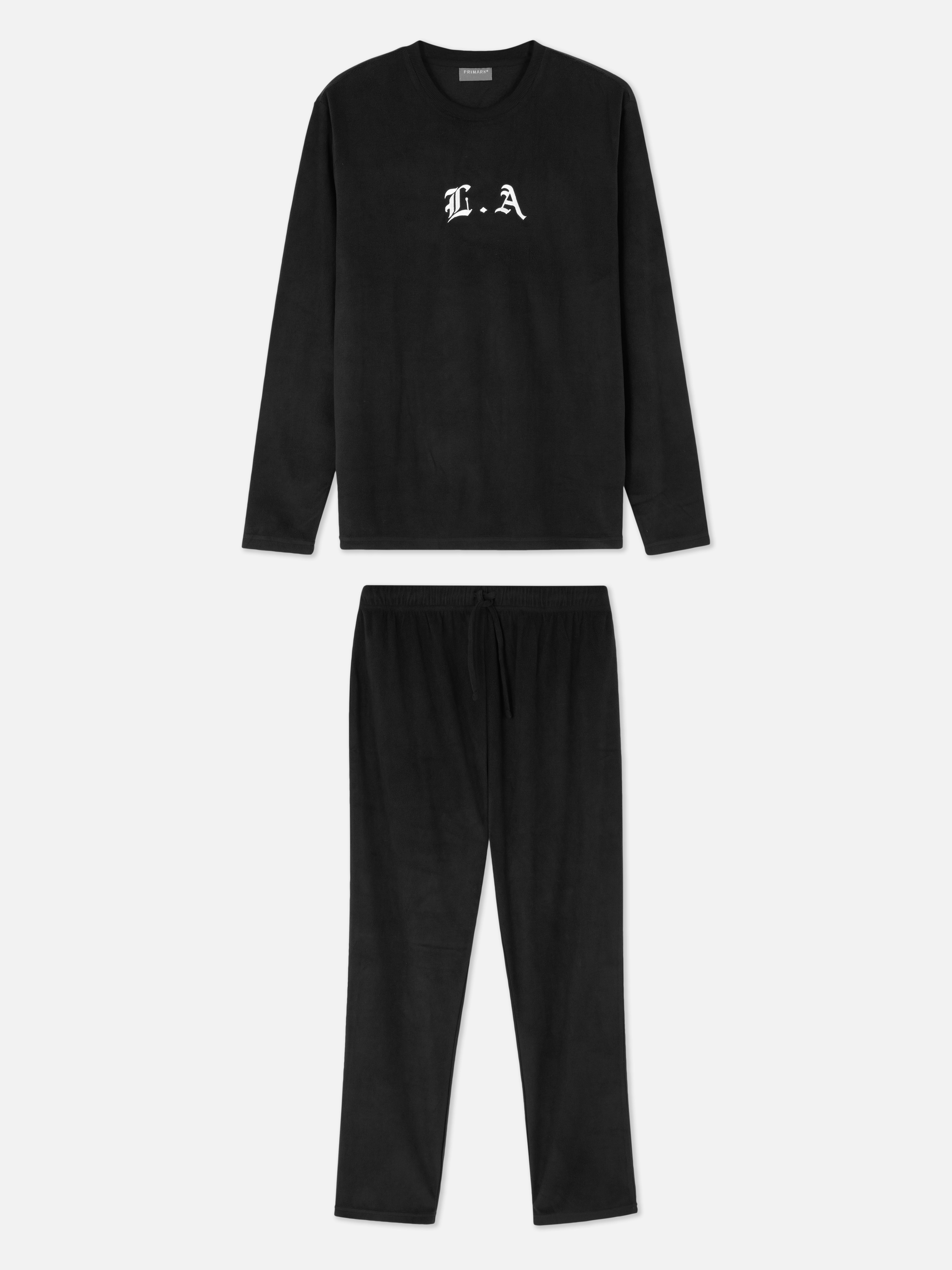 LA Long Sleeve Pyjama Set