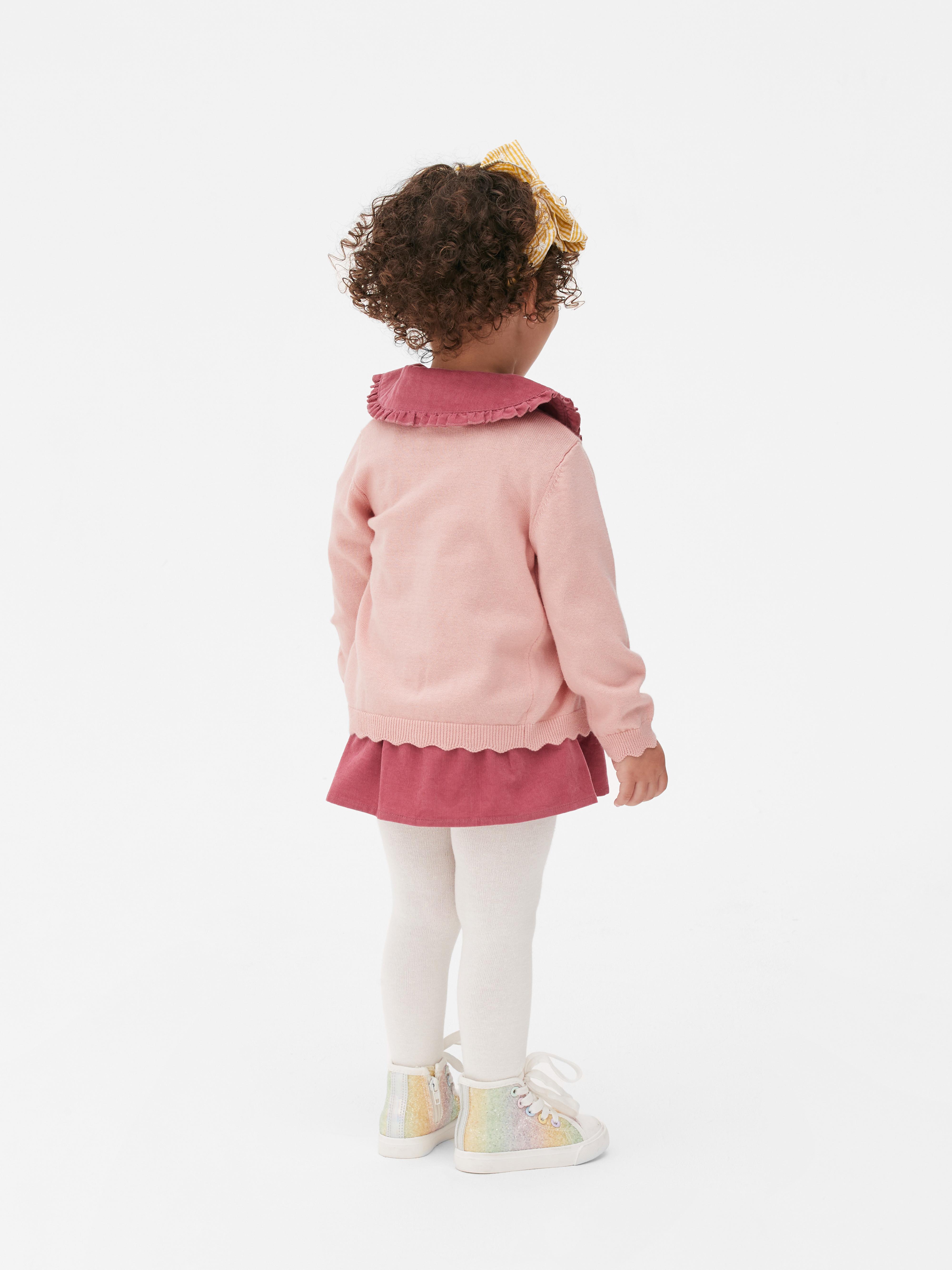 Heart Button Cotton Cardigan