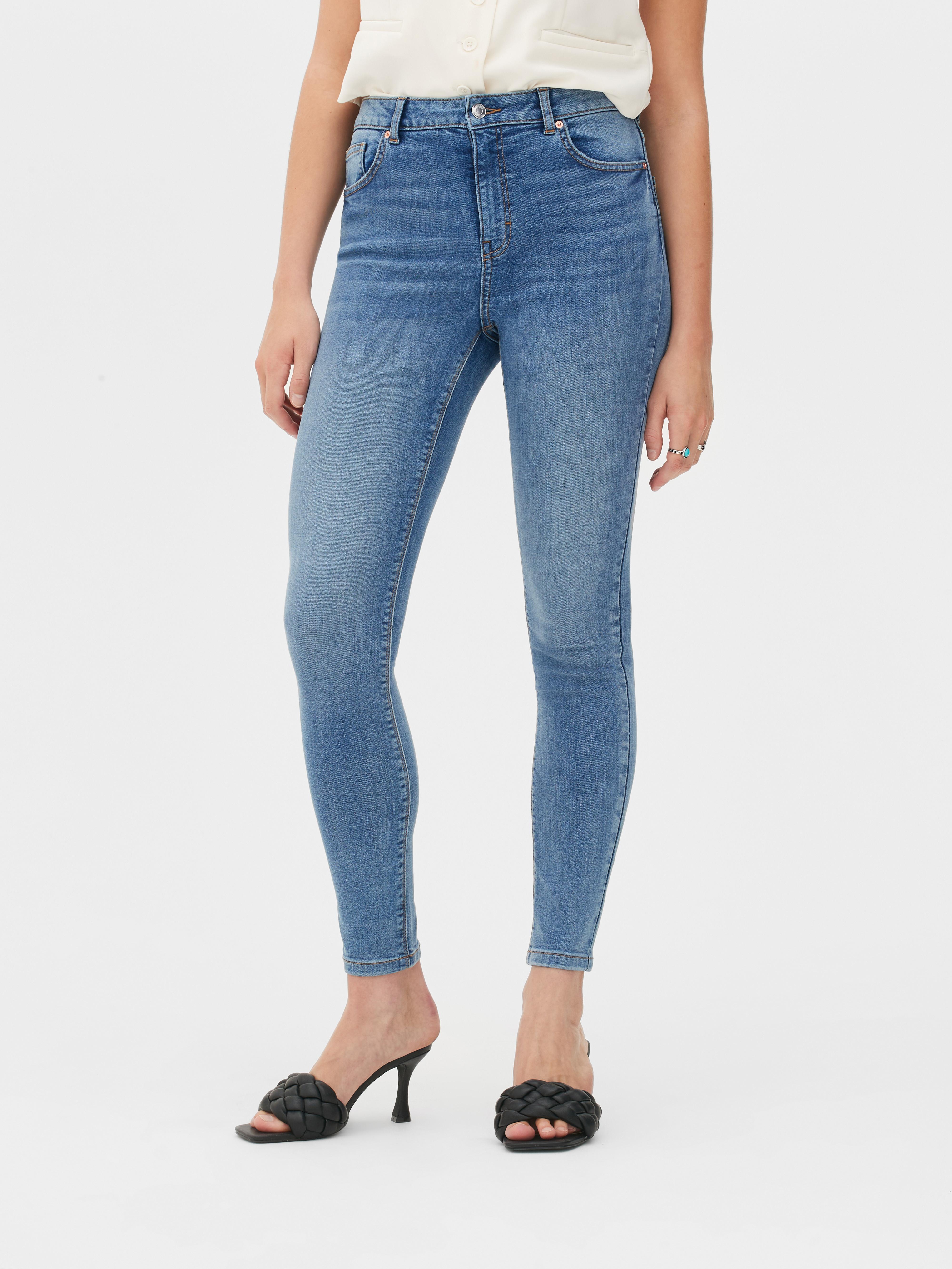 High-Waisted Skinny Jeans