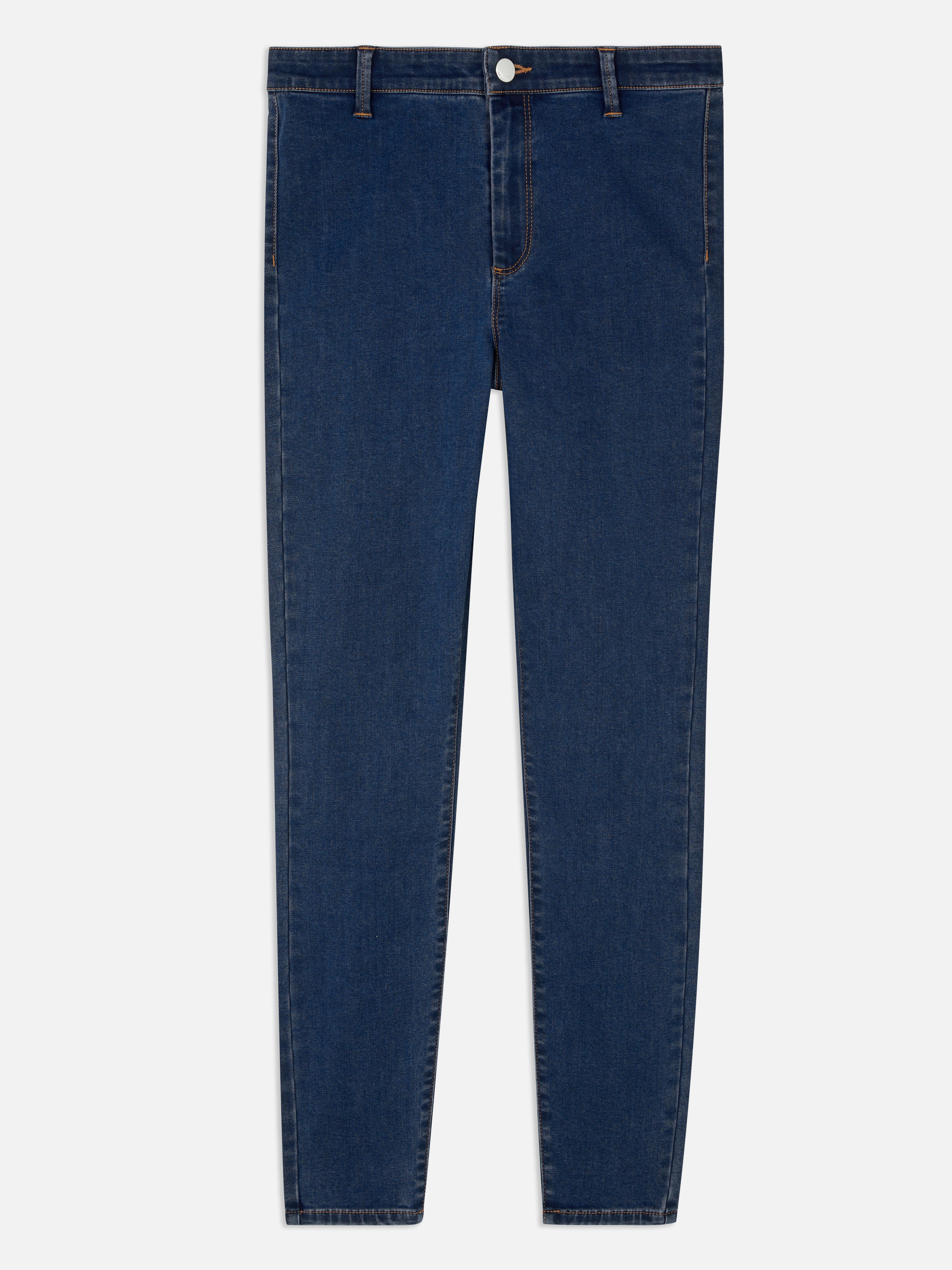 Jeansy skinny ze średnim stanem