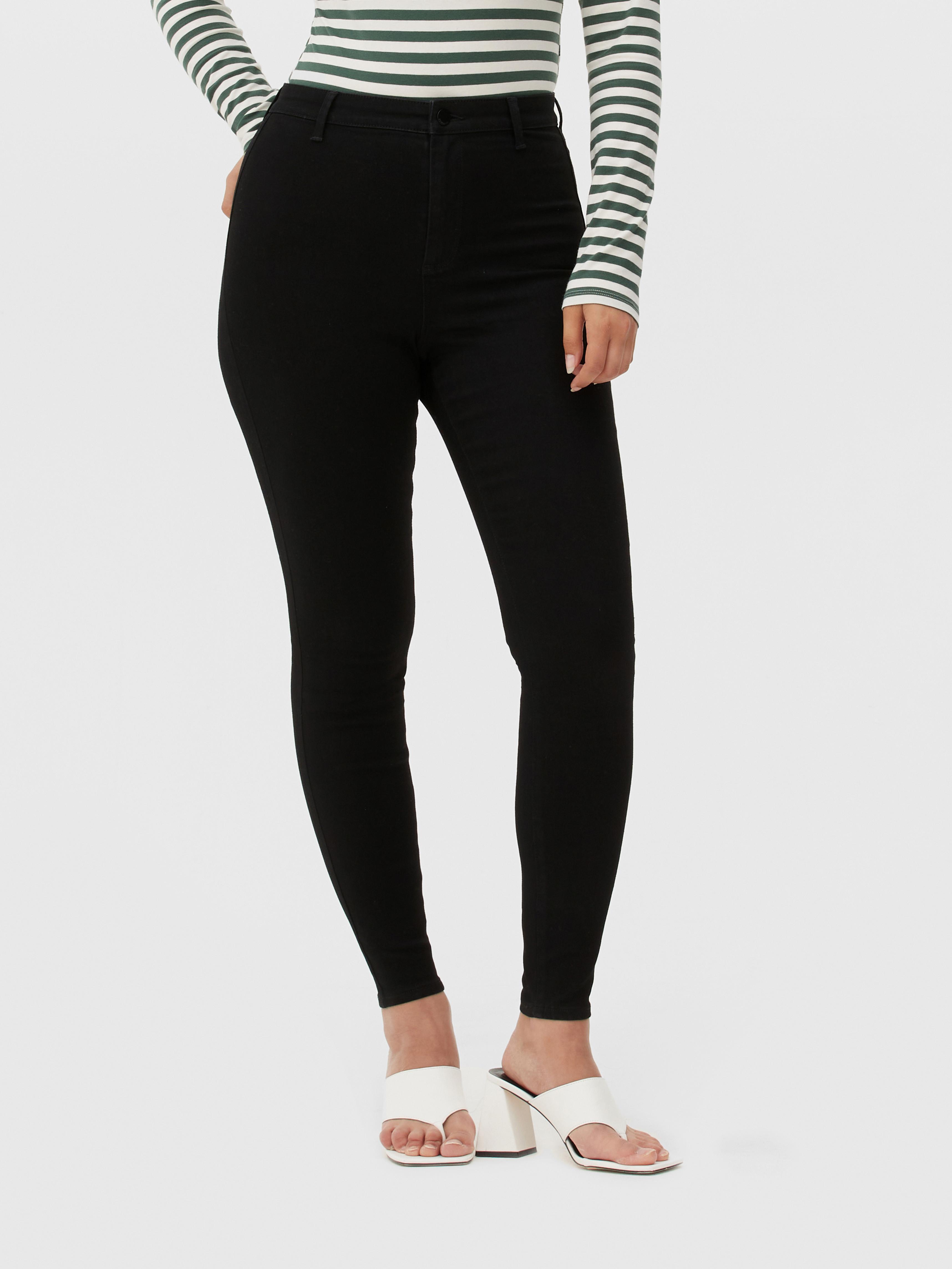 Womens Black Mid-Rise Skinny Jeans | Primark