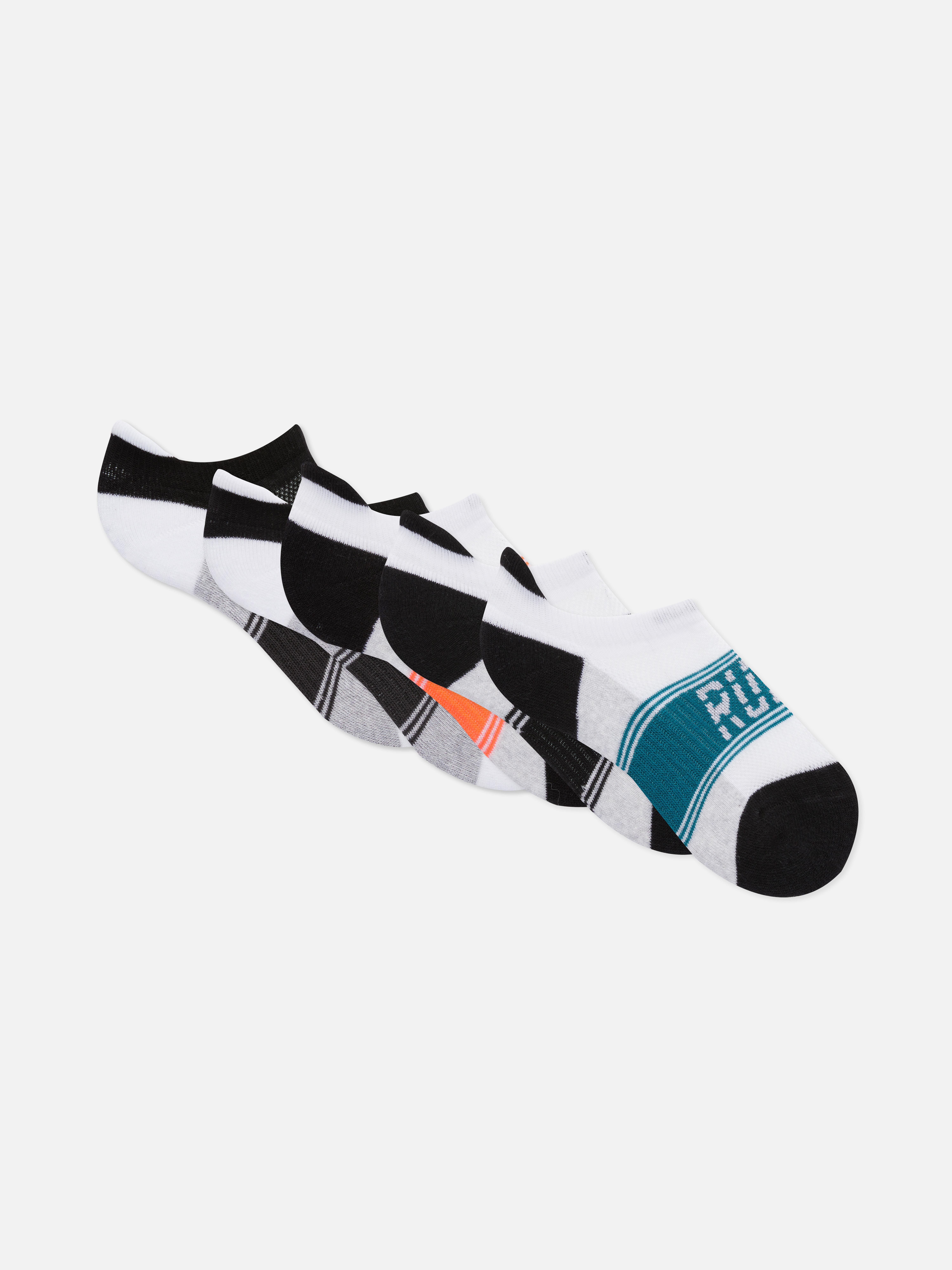 5pk Sporty Trainer Socks