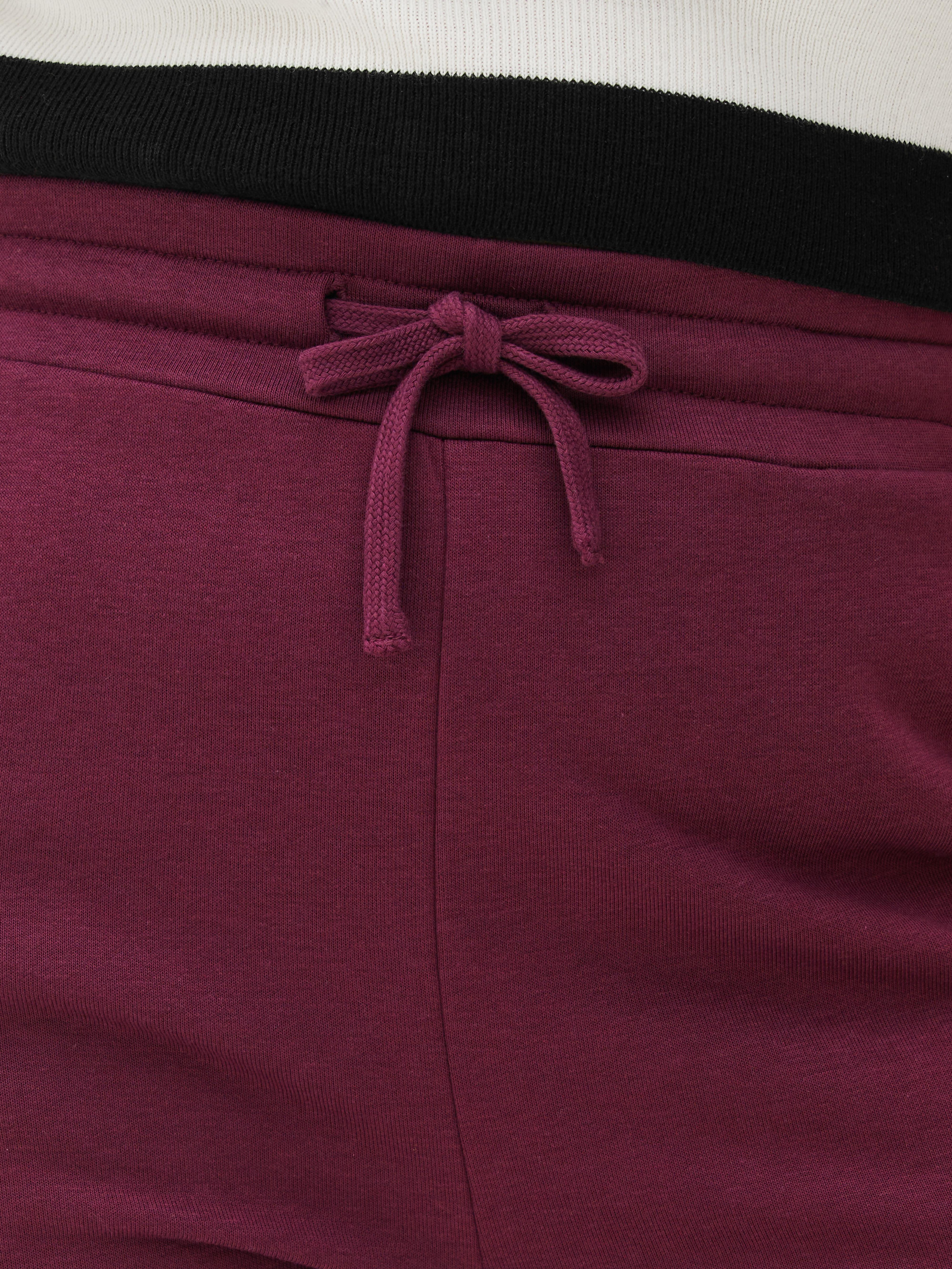 Joggingbroek met rechte pijpen