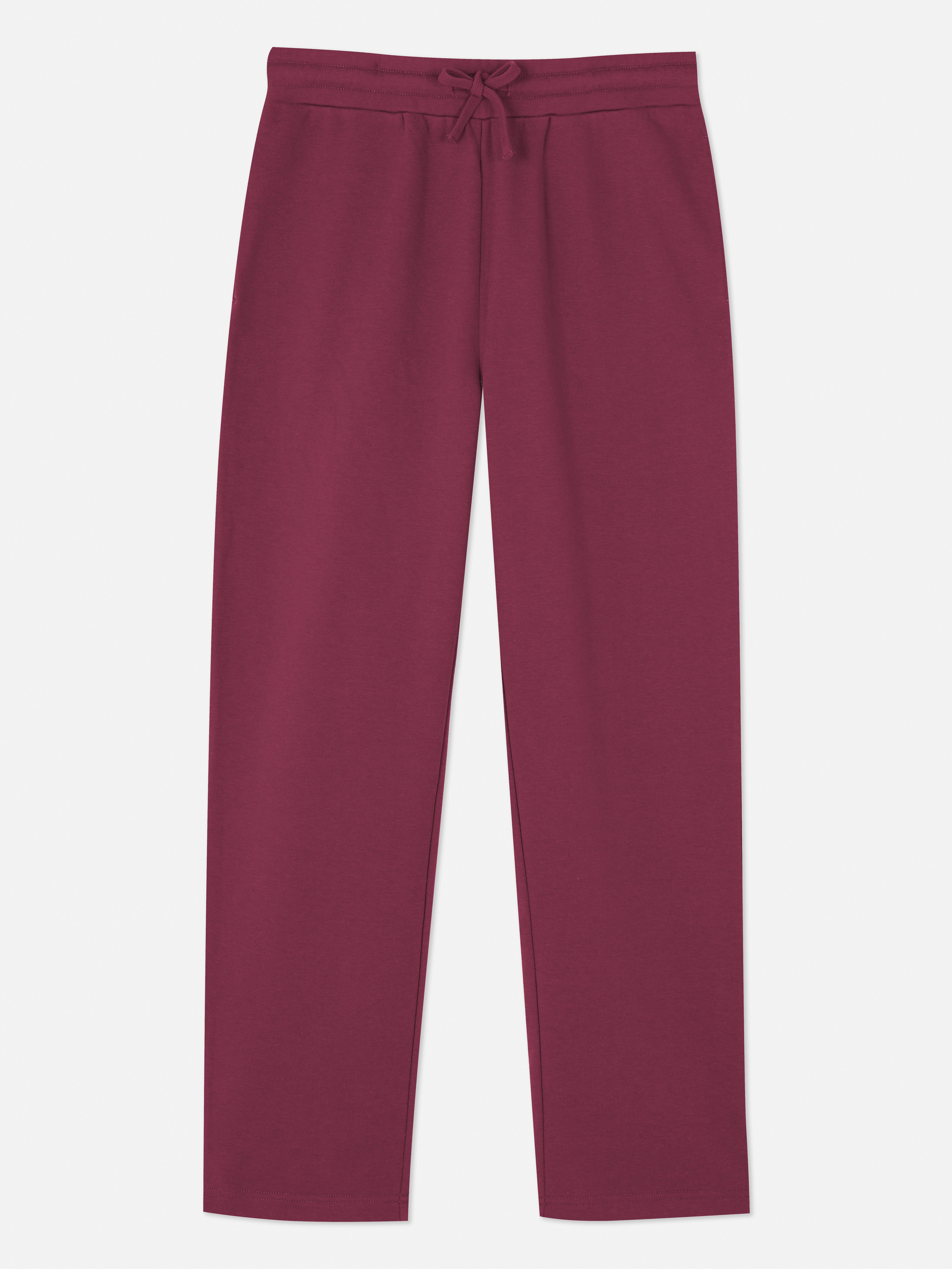 Joggingbroek met rechte pijpen