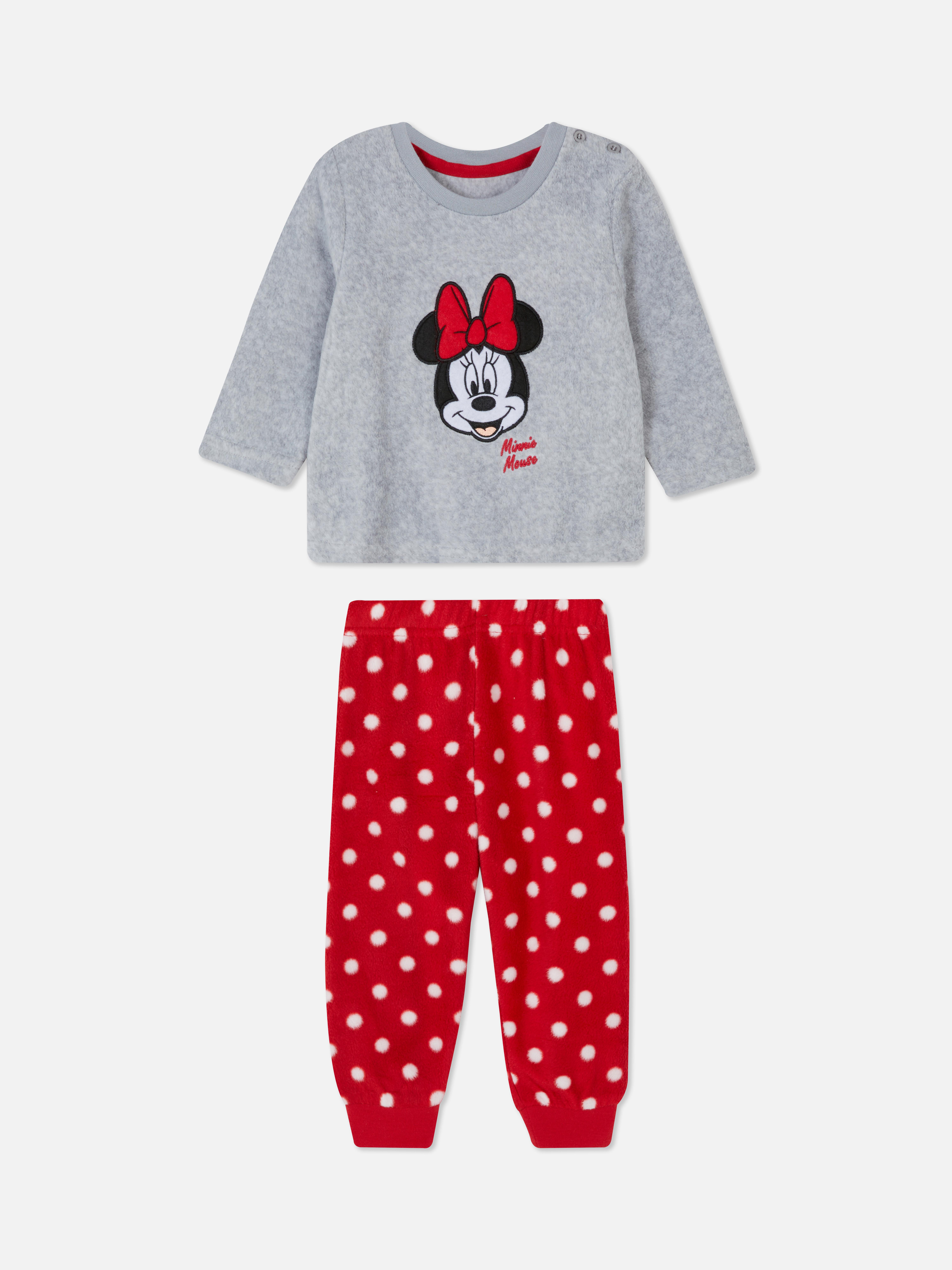 Disney's Minnie Mouse Polka Dot Fleece Pajamas