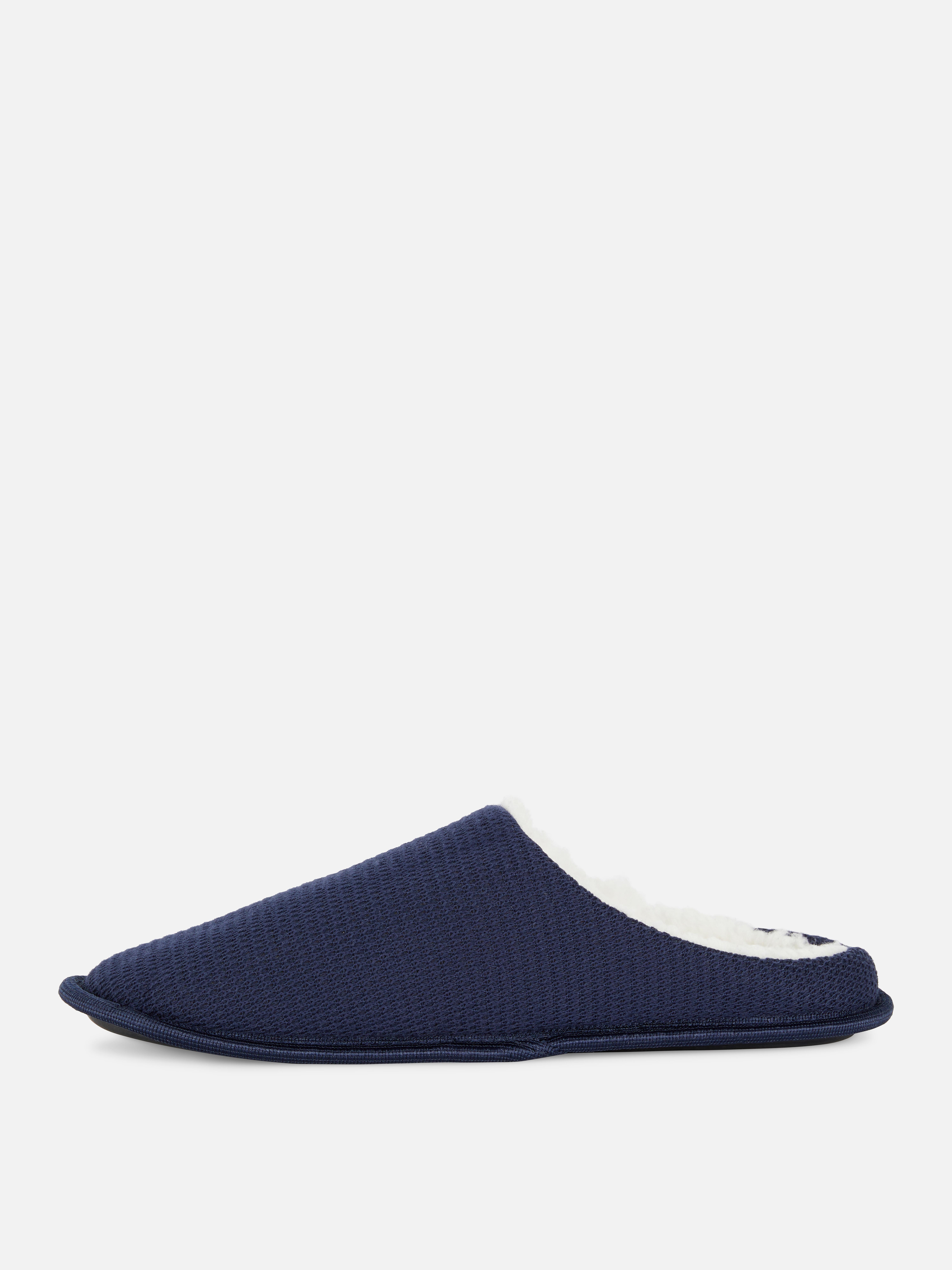 Lined Fabric Slippers