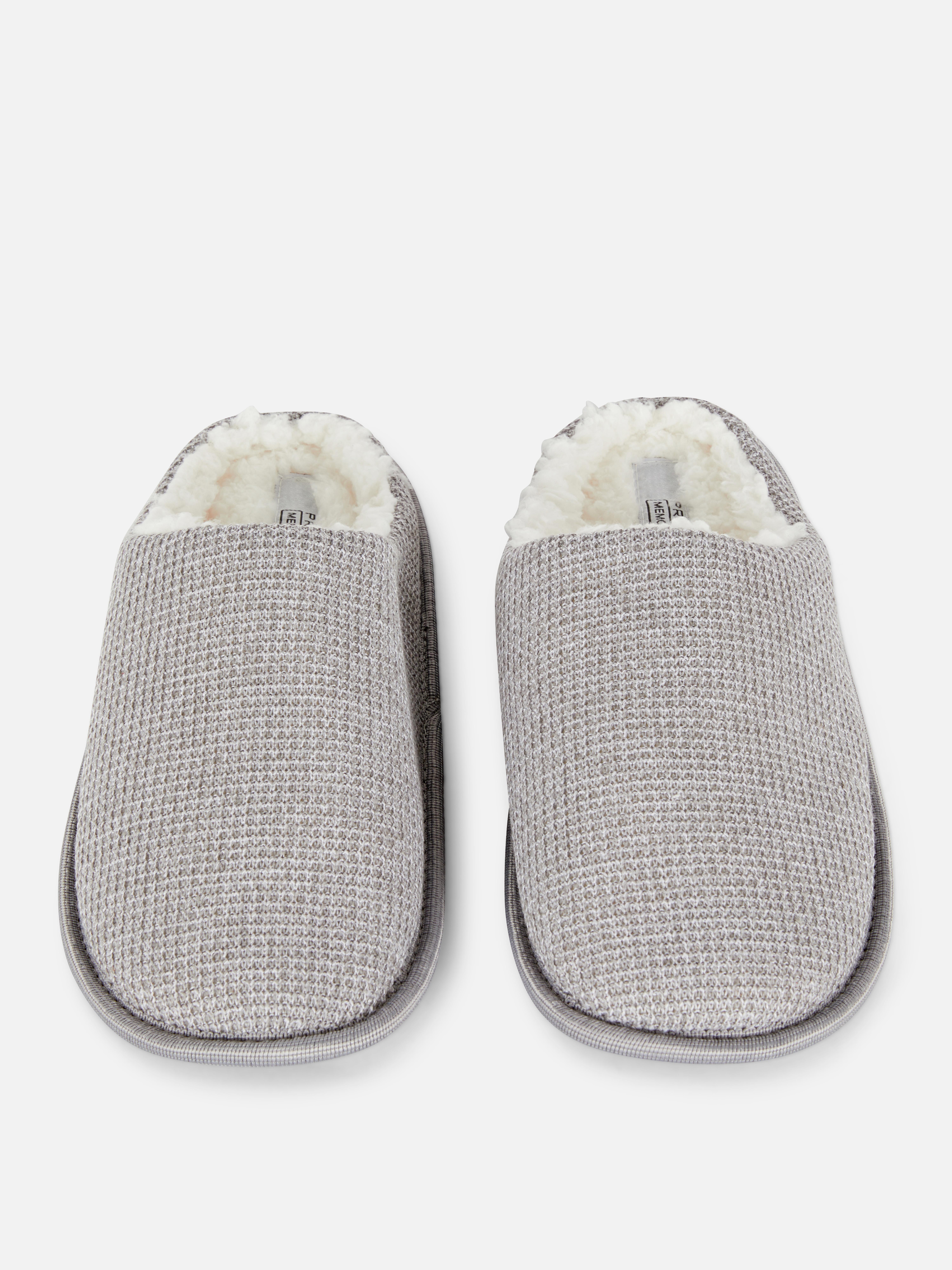 Lined Fabric Slippers