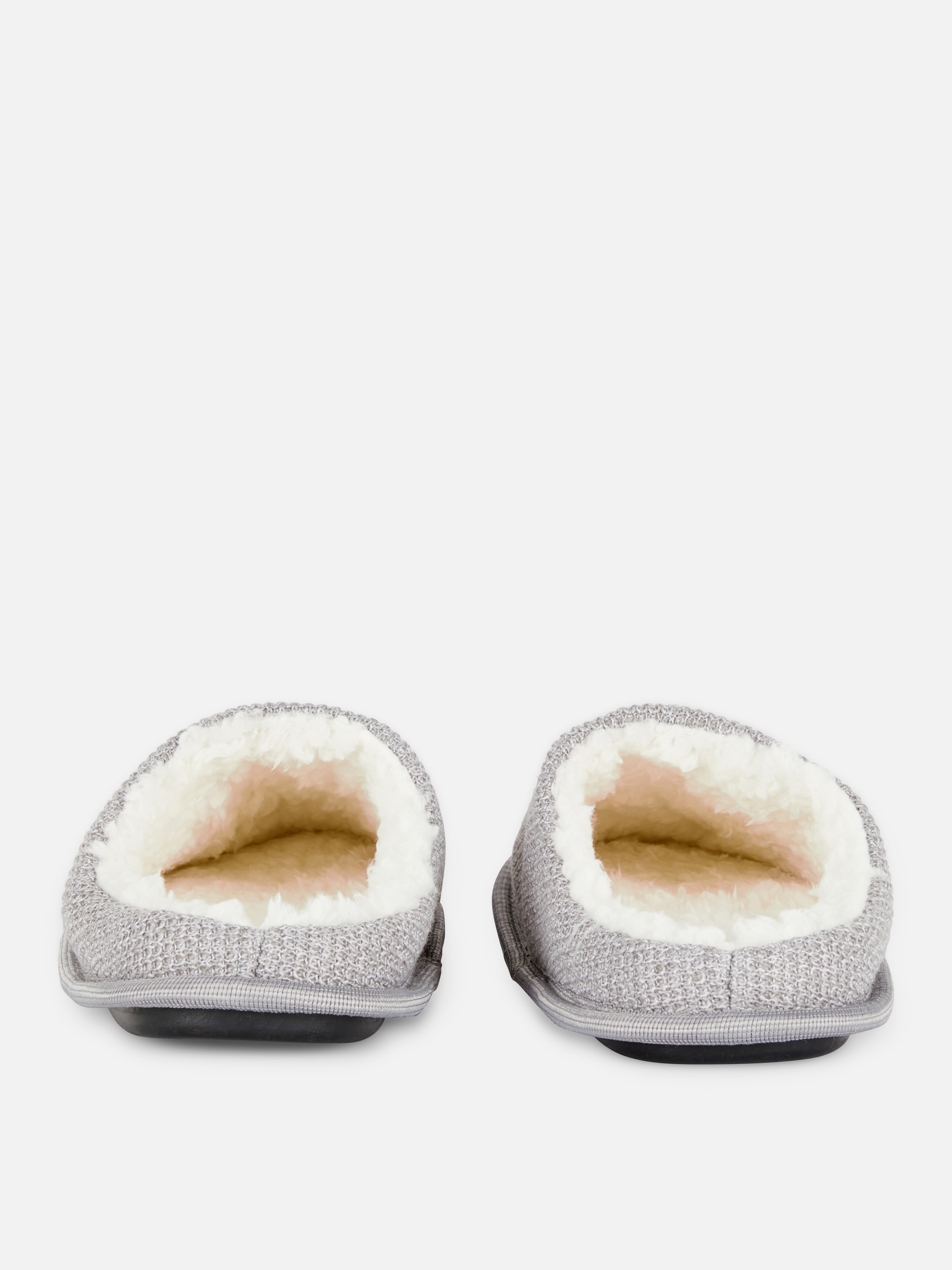 Lined Fabric Slippers
