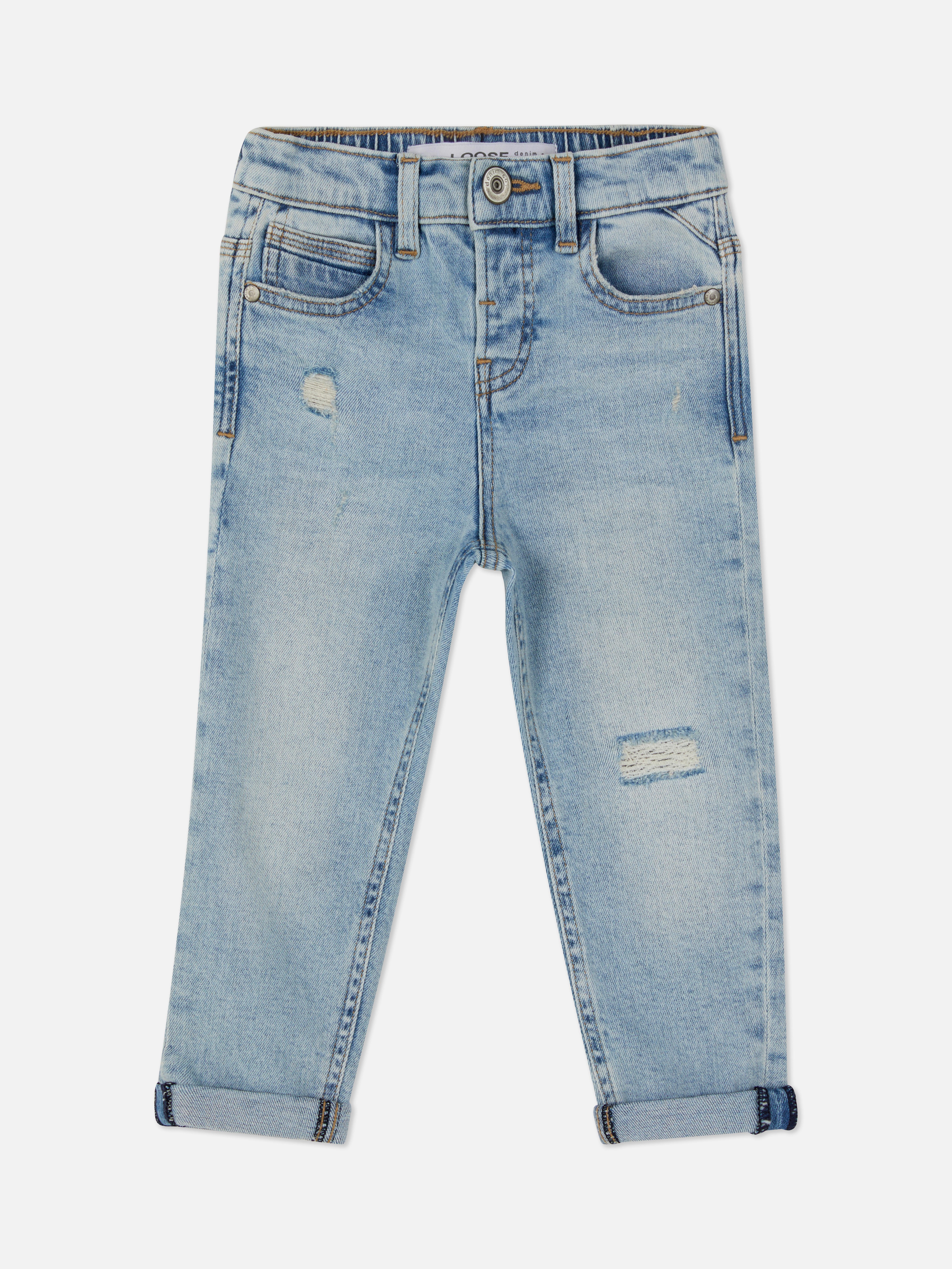Elasticated Rolled Jeans