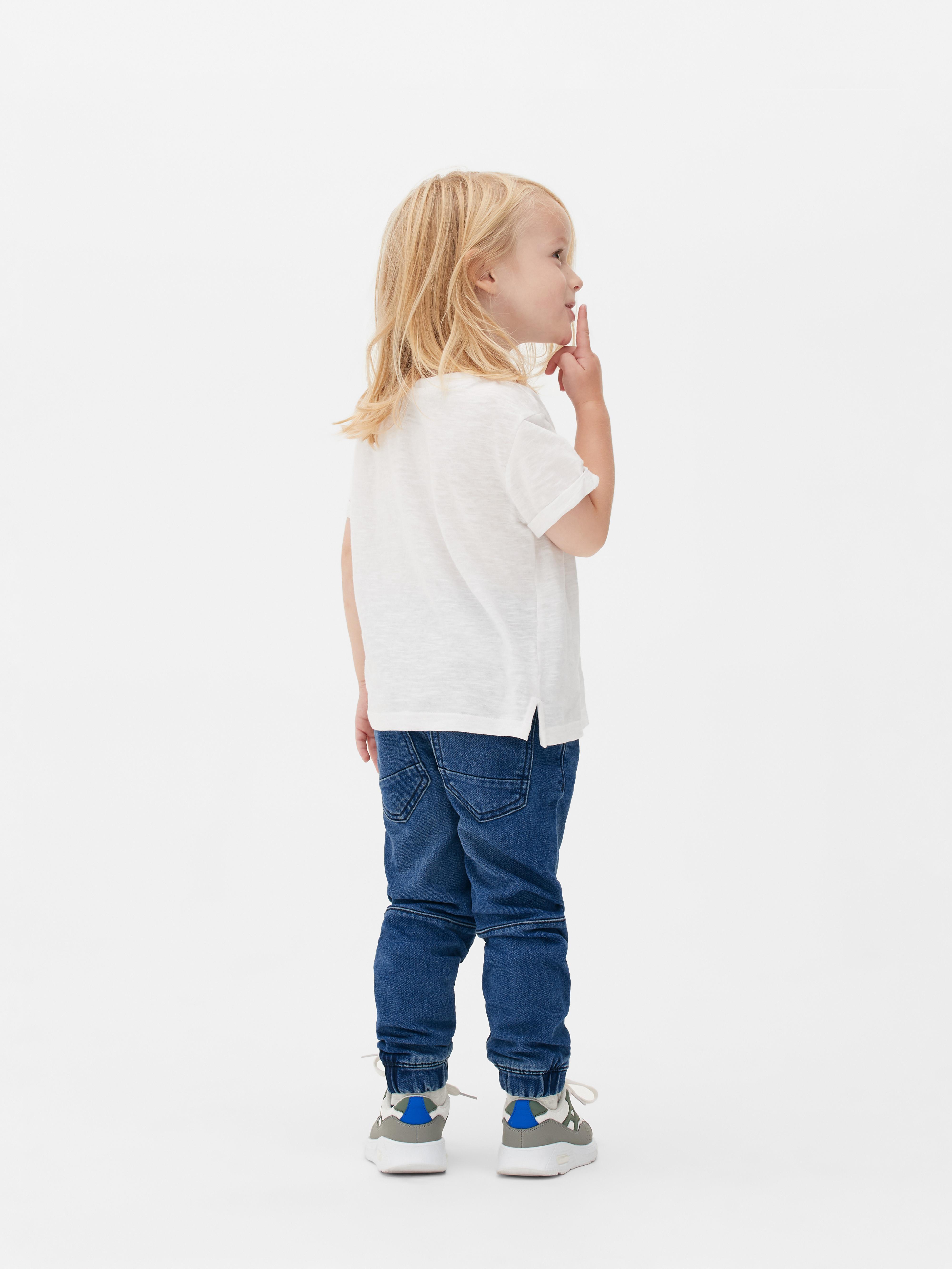 Boys Indigo Drawstring Jogger Jeans Primark
