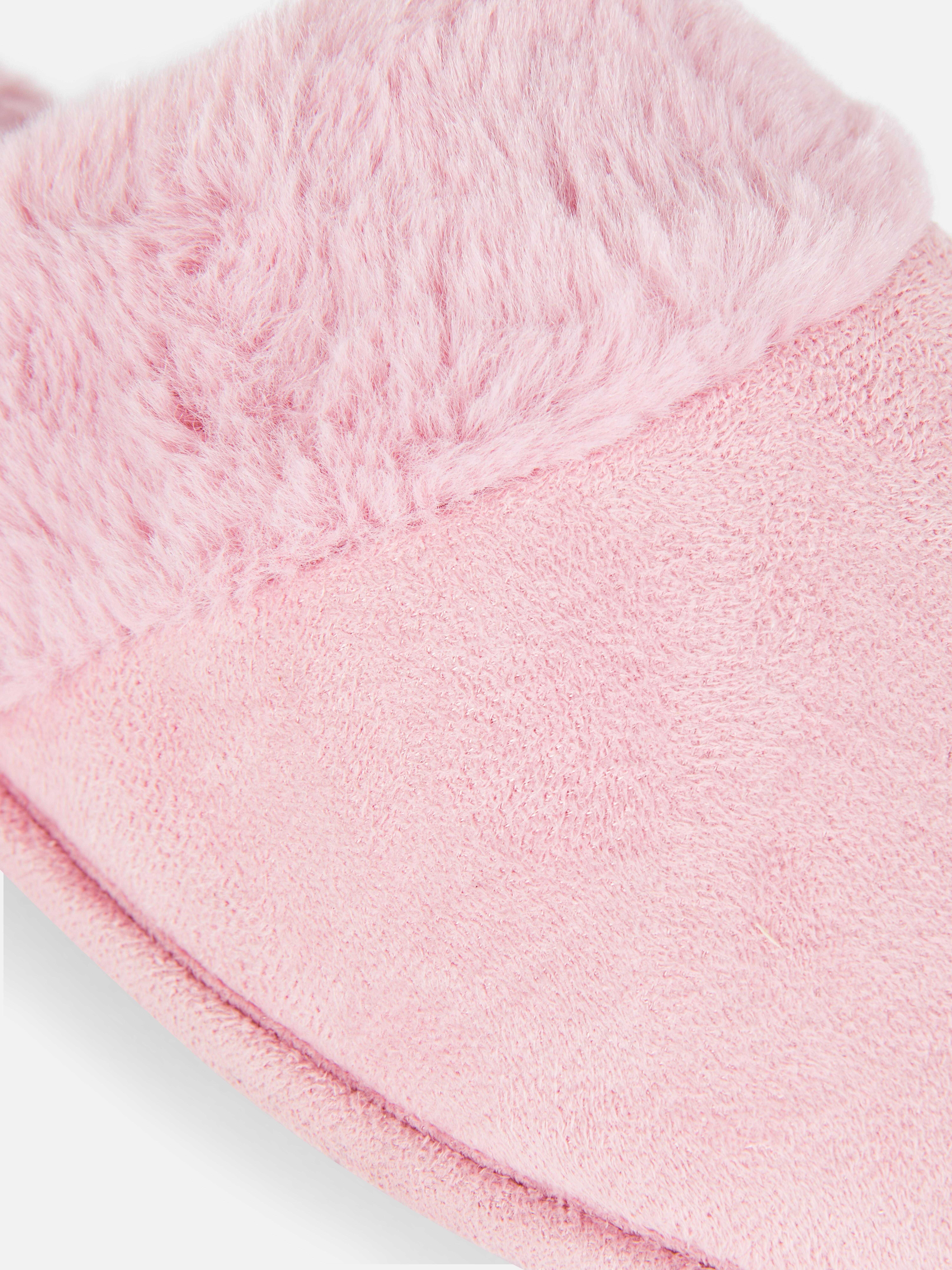 Faux Fur Lined Slippers