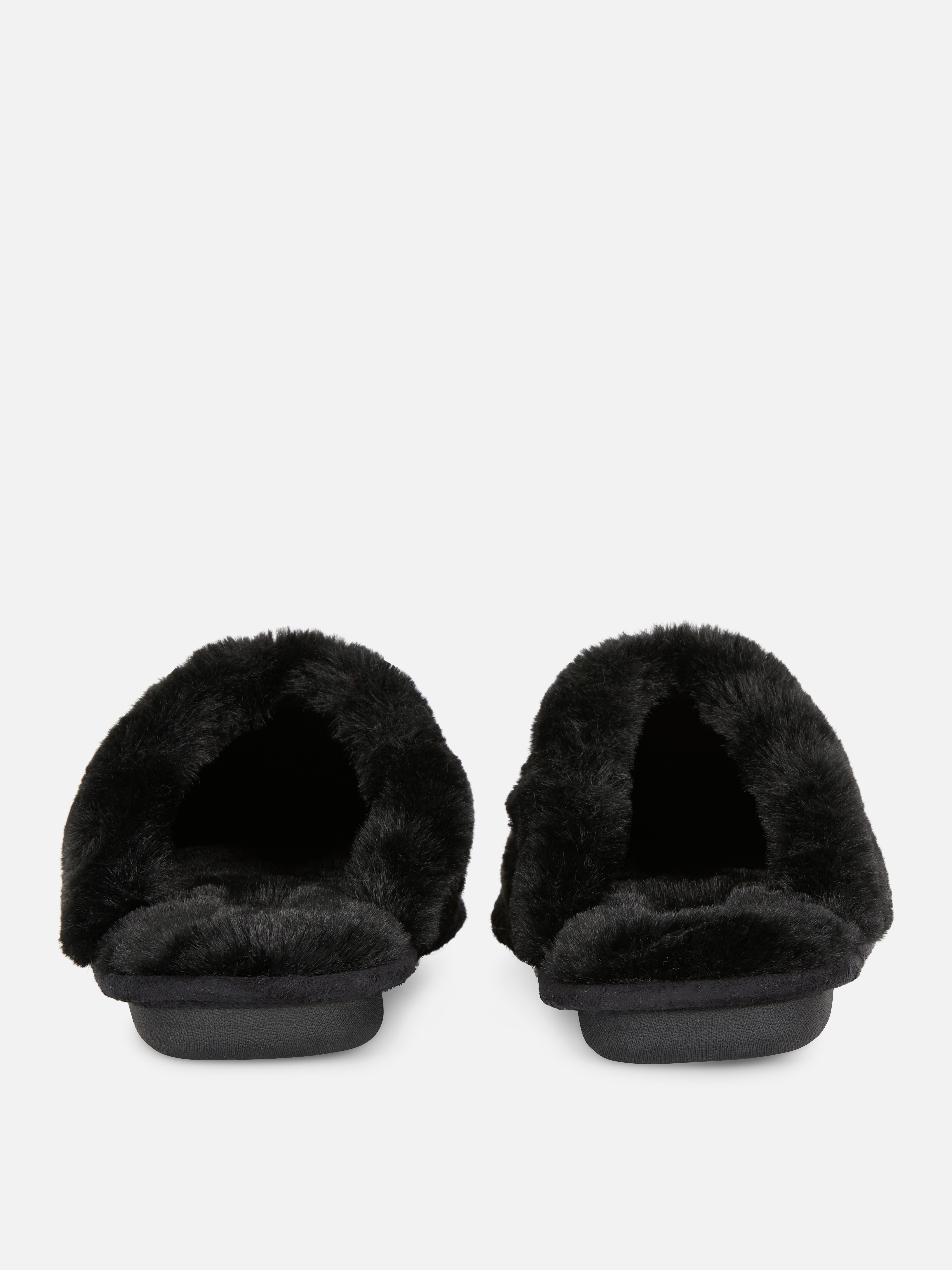 Faux Fur Lined Slippers