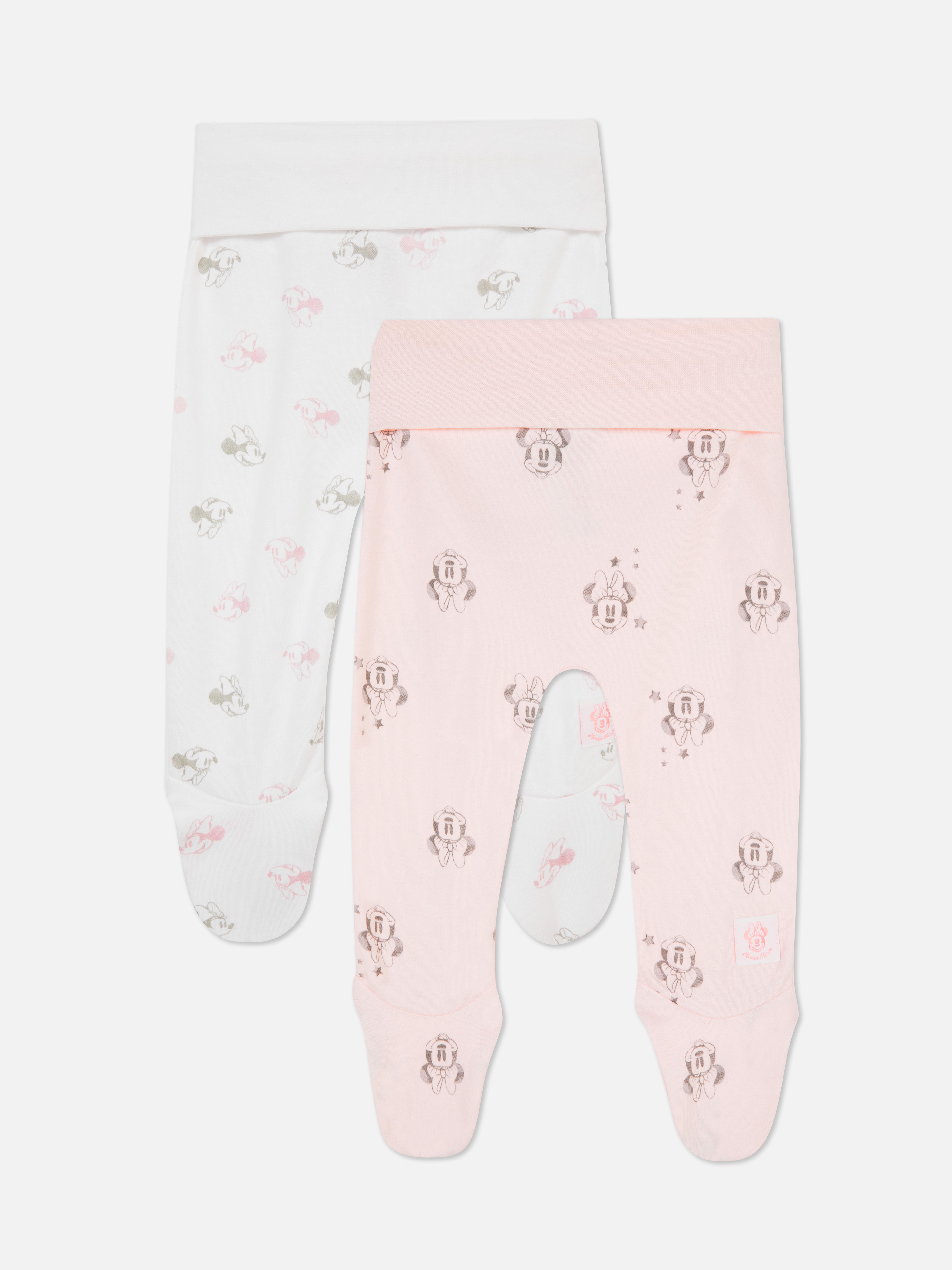 2pk Disney's Minnie Mouse Footed Leggings Pink