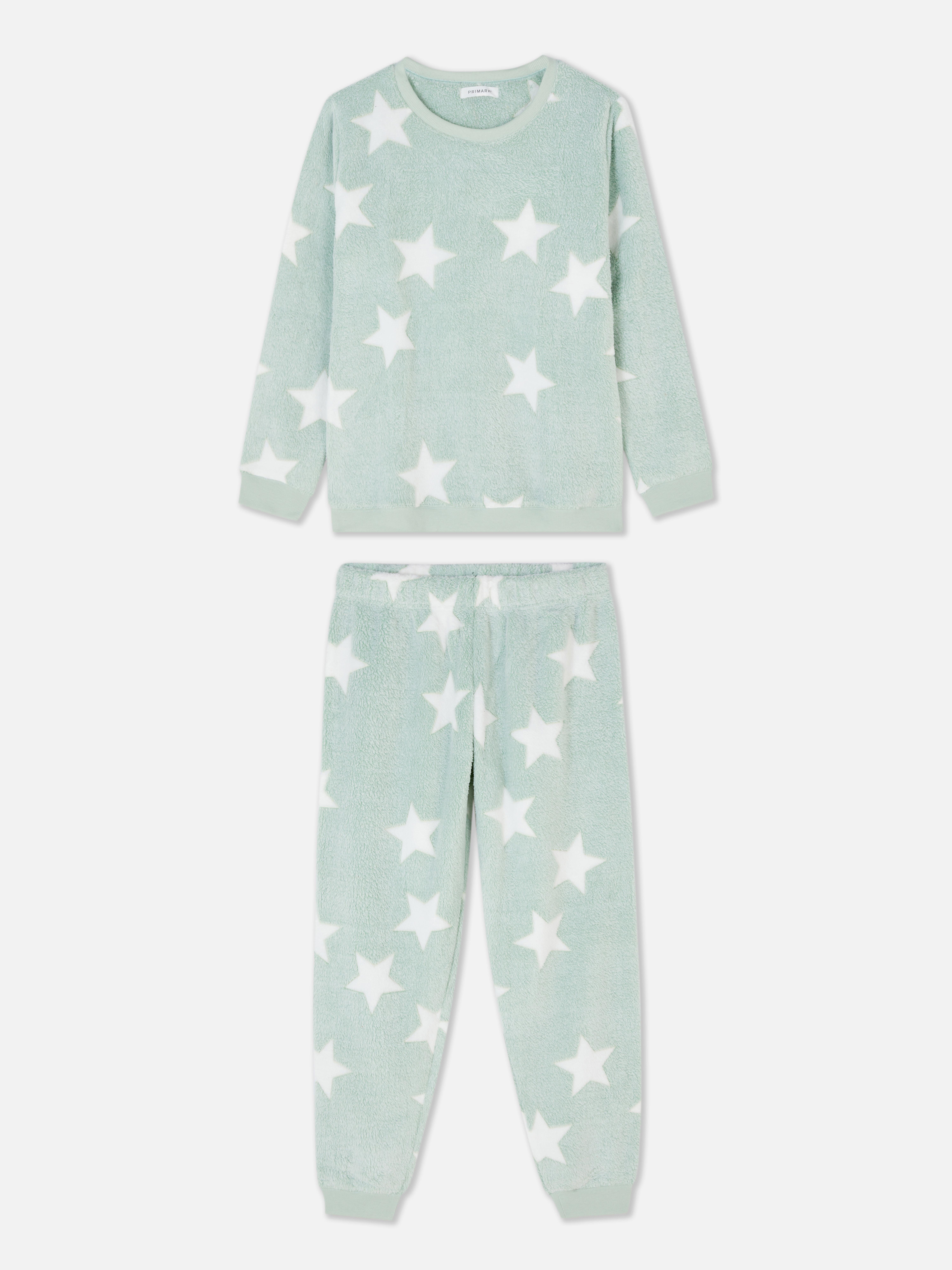 Fleece Pattern Pyjama Set