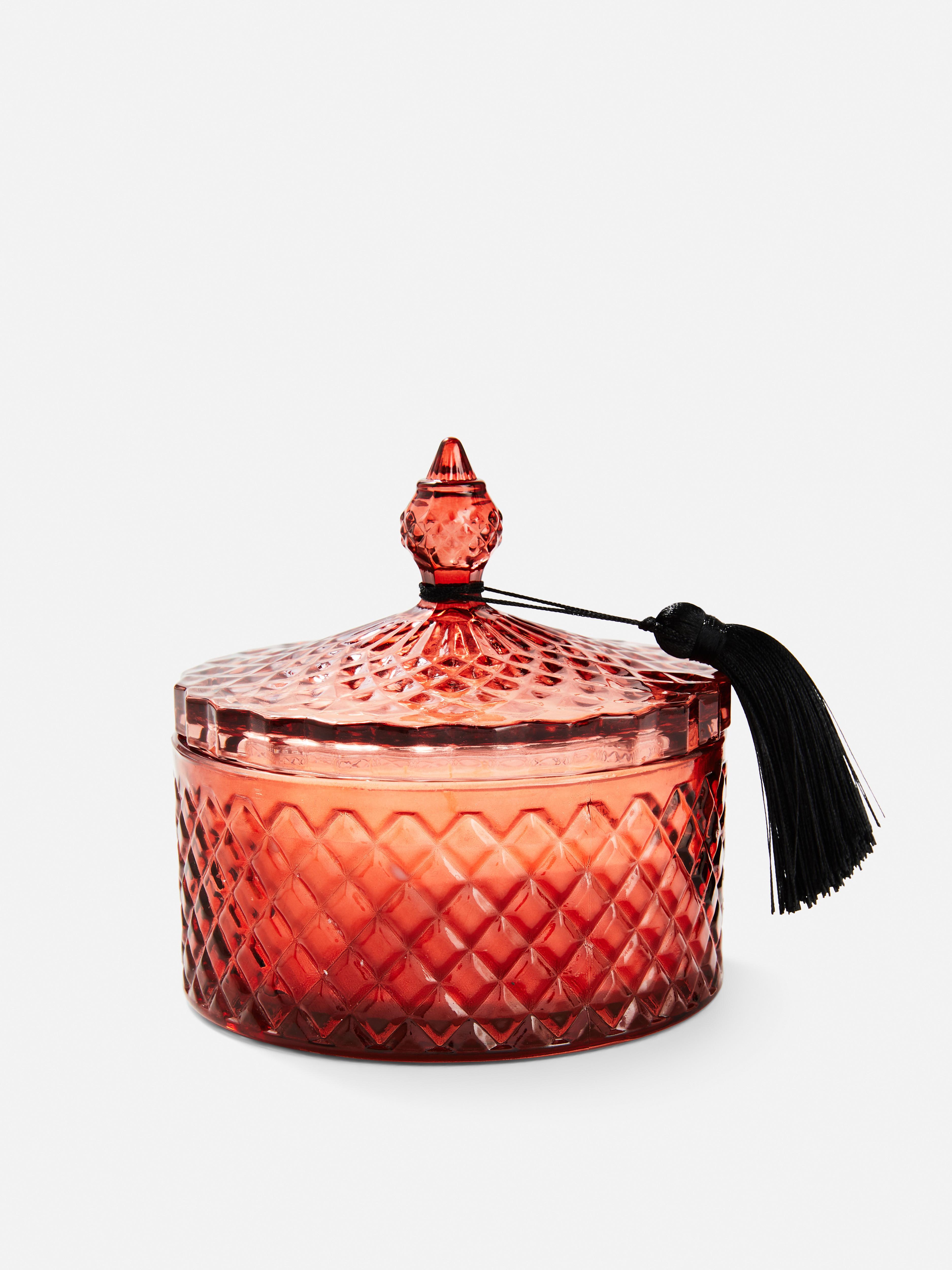 Three Wick Lidded Candle