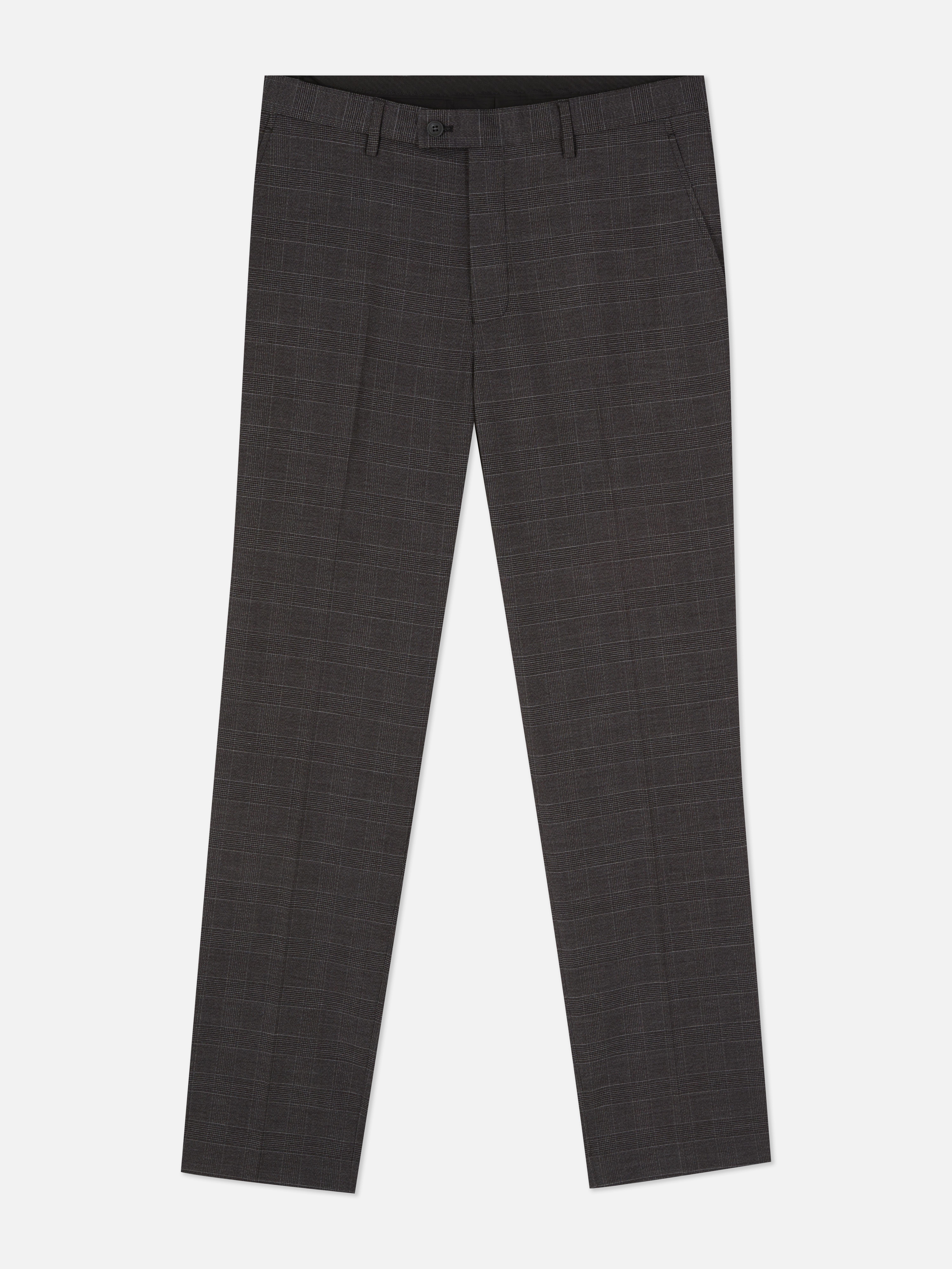 Checked Suit Trousers