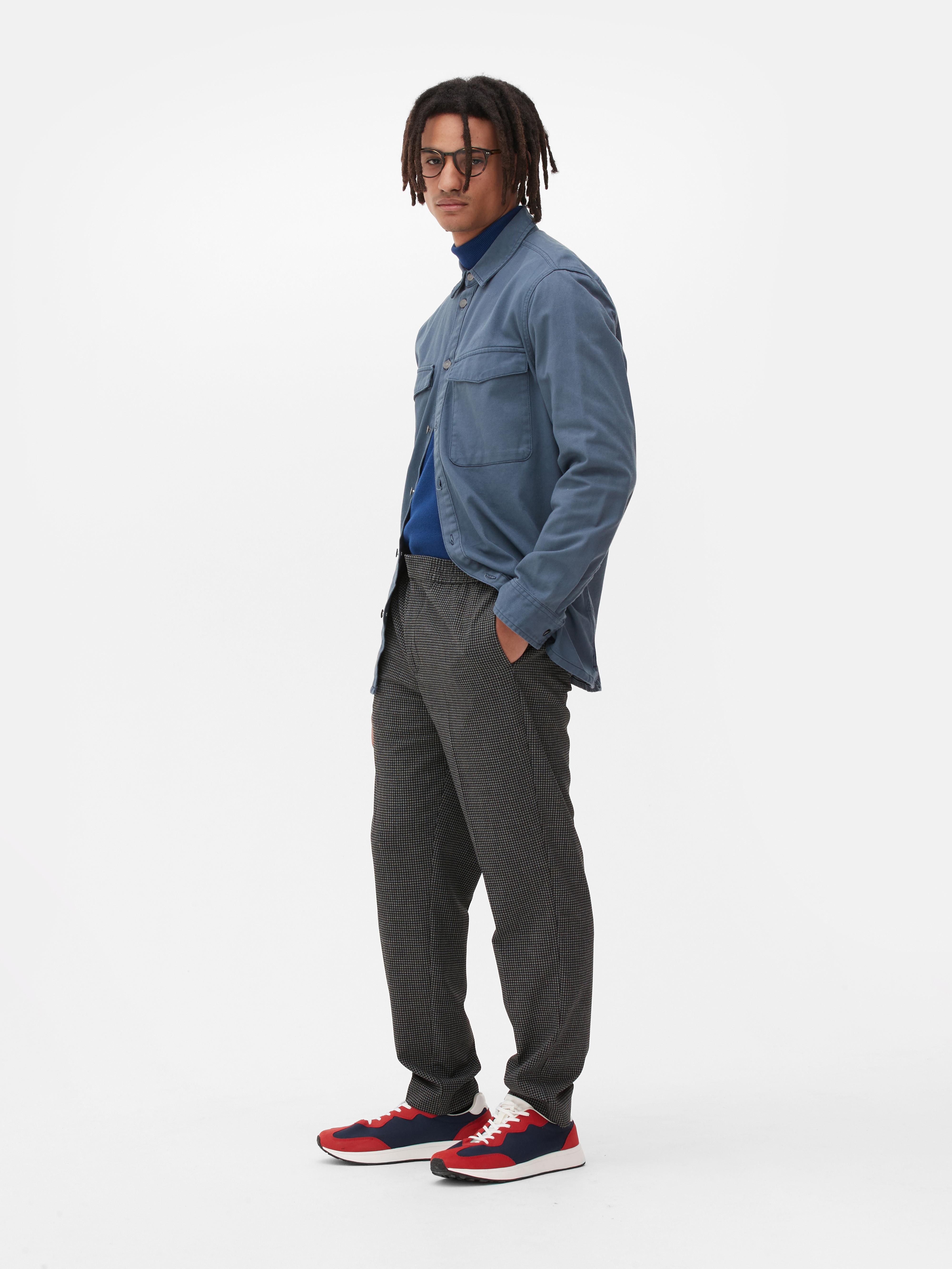 Tailored Puppytooth Trousers