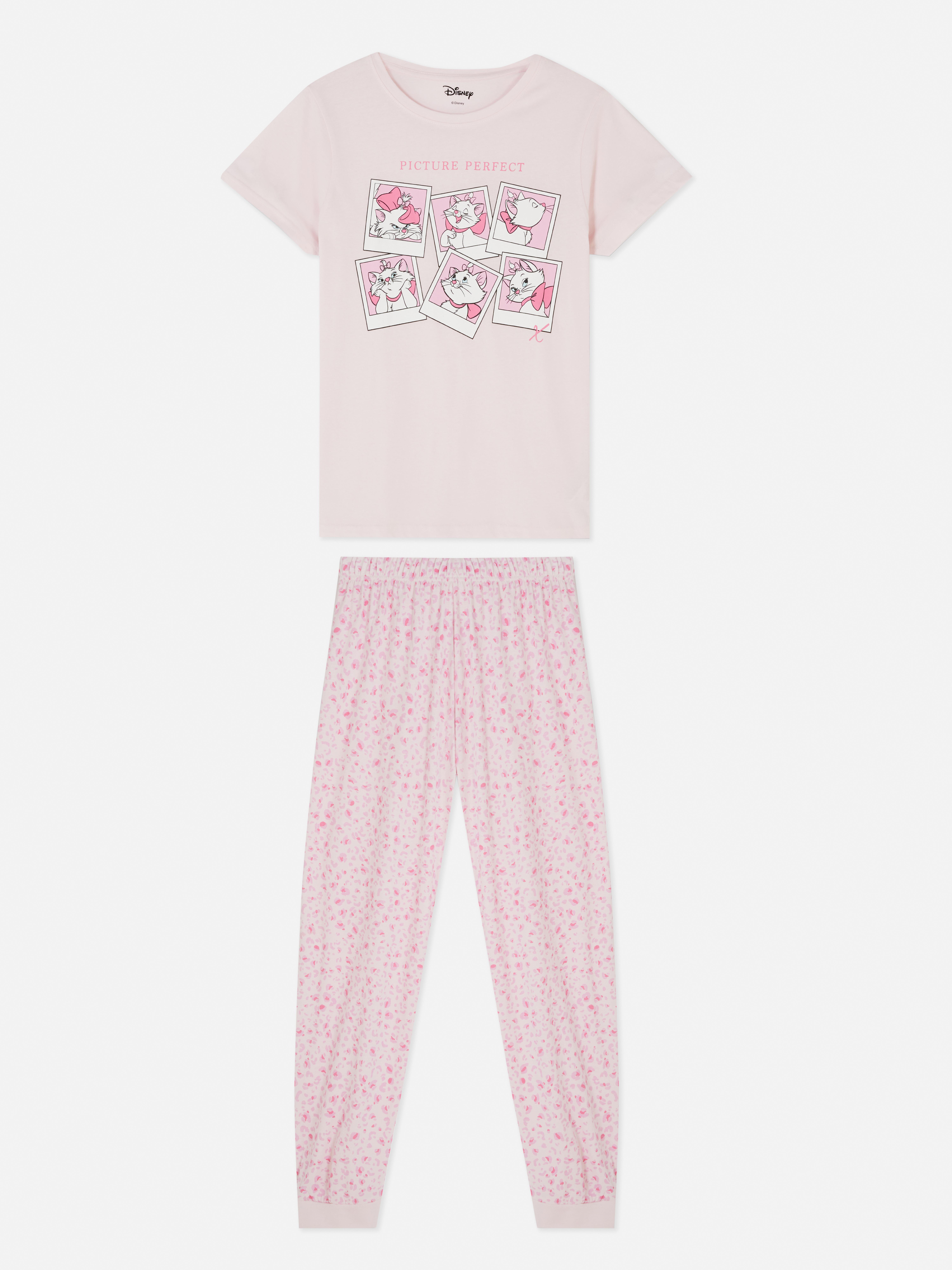 Disney Printed Pyjama Set Light Pink