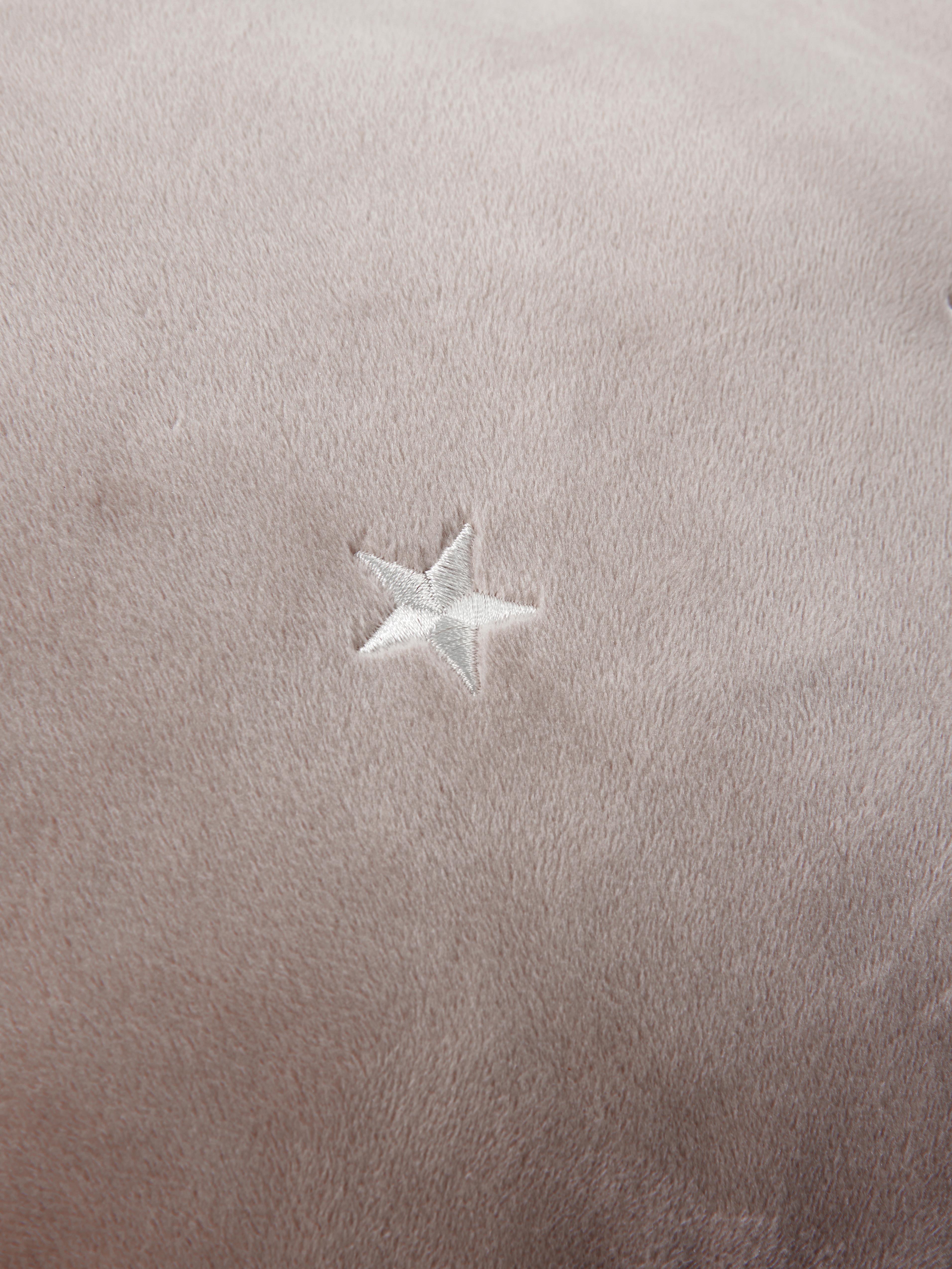 Grey and white star cushion sales