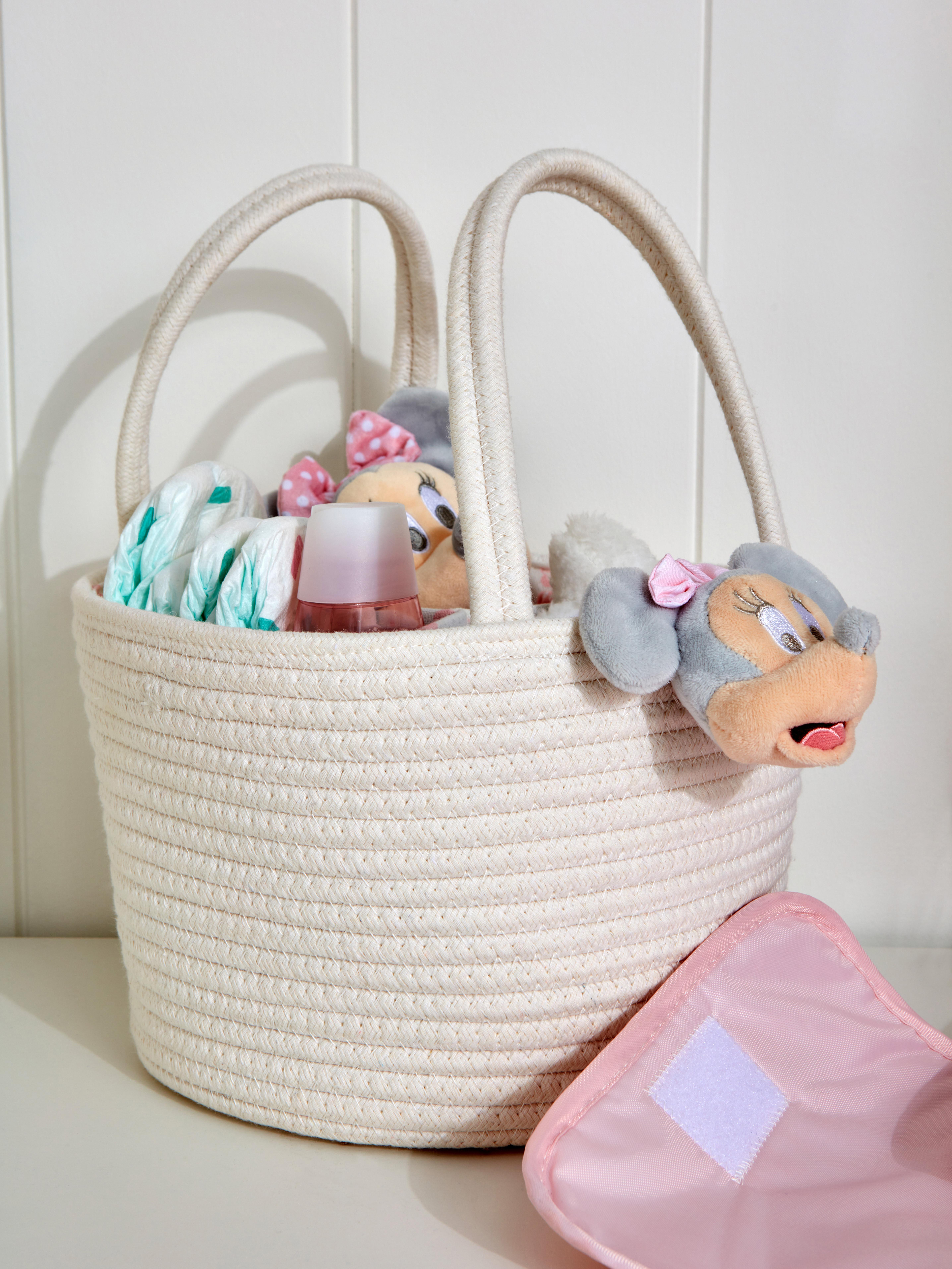 Disney’s Minnie Mouse Woven Section Storage Basket