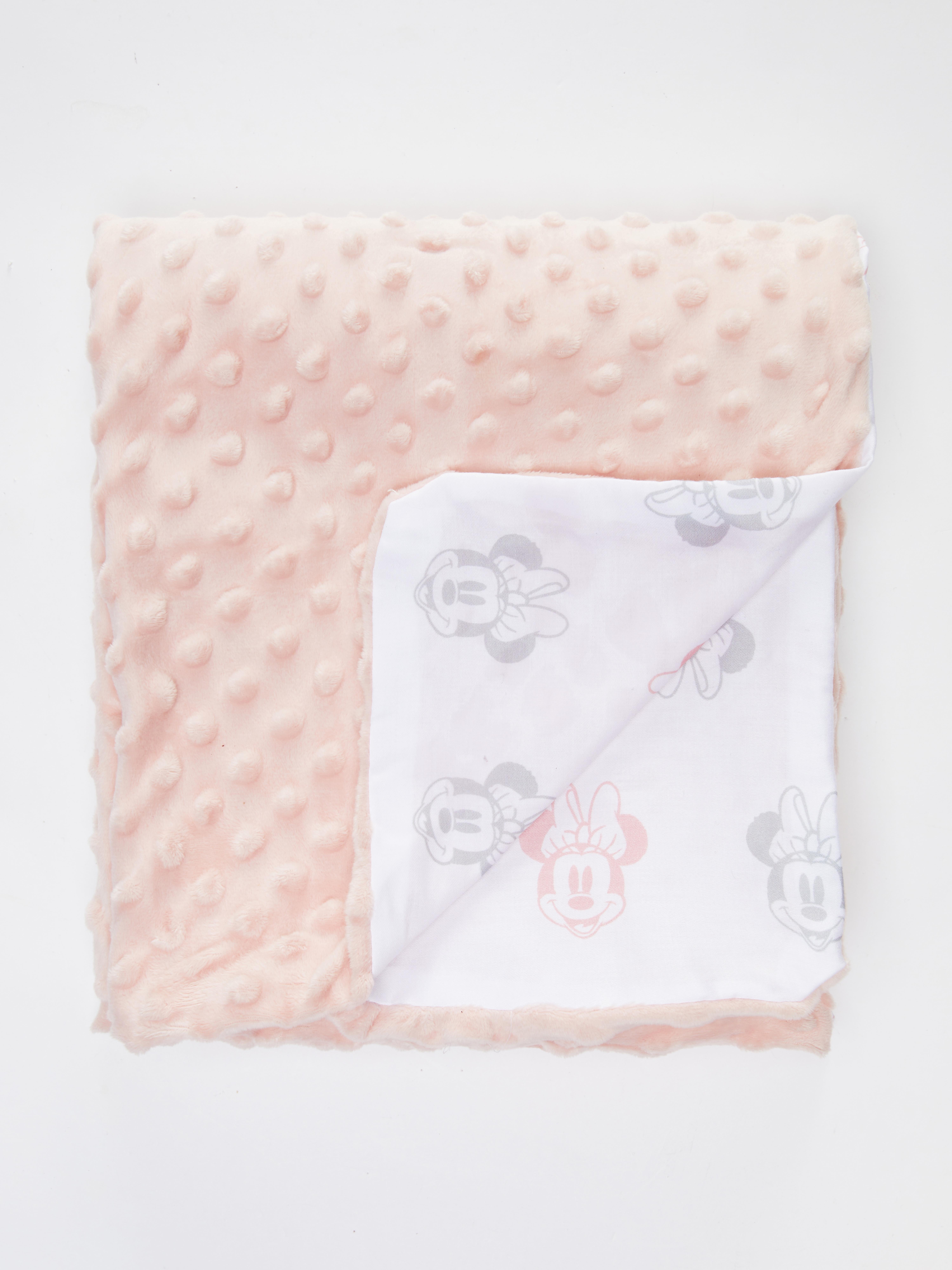 Disney’s Minnie Mouse Bump Blanket Pink